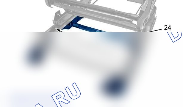 Разборка - сборка: переднего сиденья — c5gm135d. Peugeot Partner II