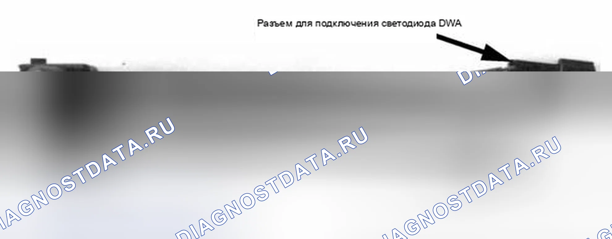 Рис. 124: Расположение Dwa Led со встроенным солнечным датчиком. BMW M5 E39