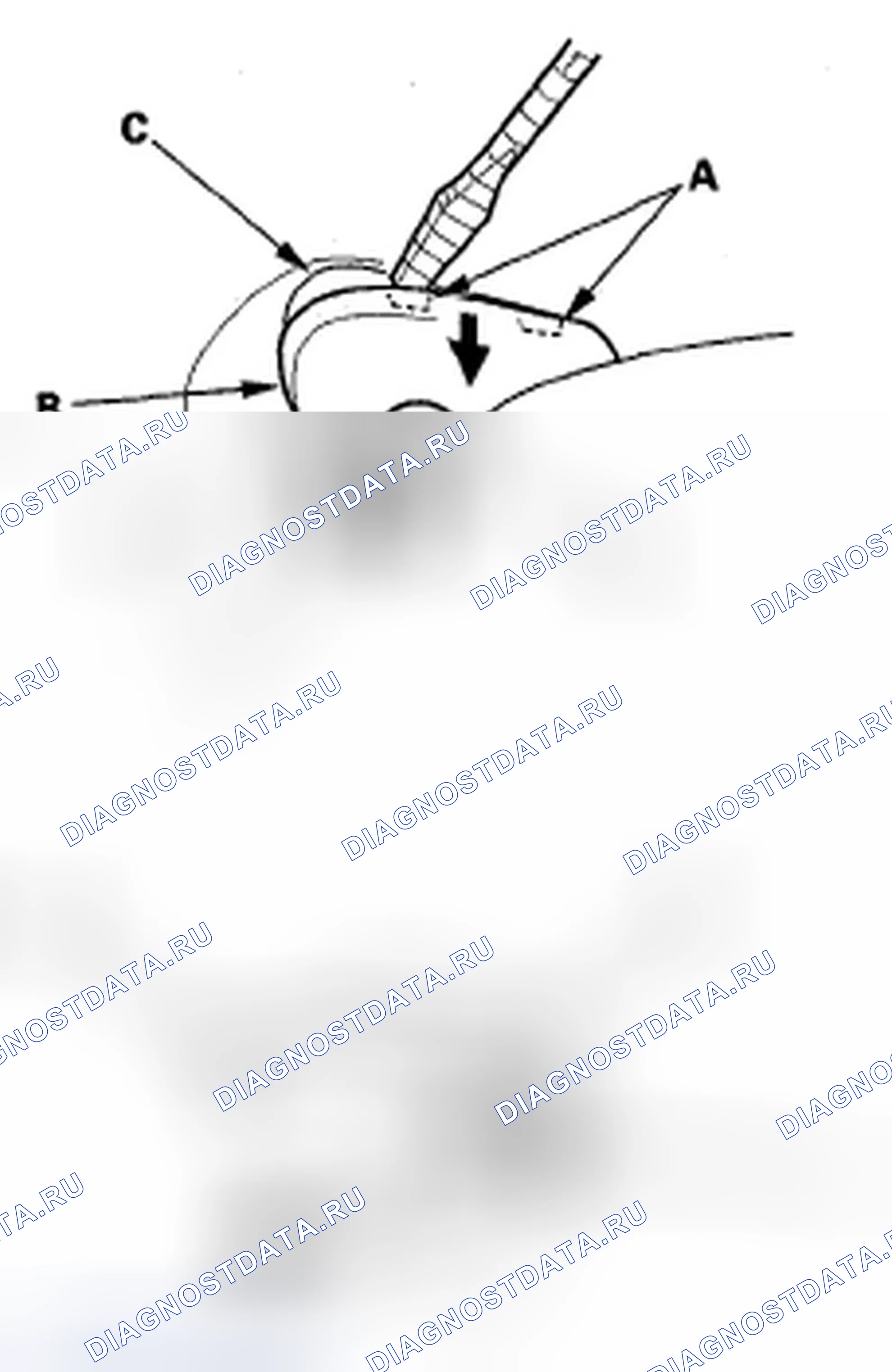 Рис. 29: Демонтаж / монтаж Sunvisor. Honda Element YH2 рестайлинг 2