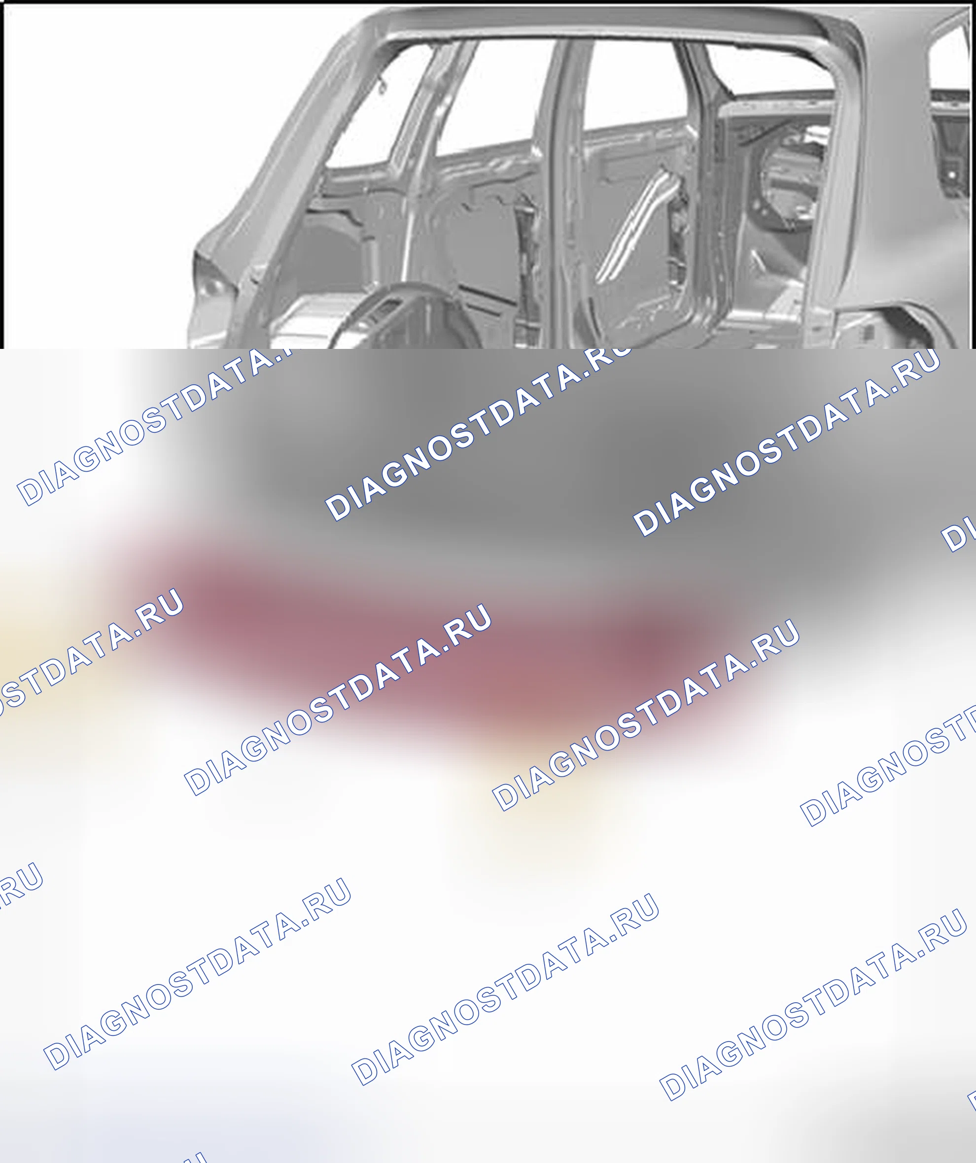 Рис. 88: ДЕРЖАТЕЛЬ ЗАДНЕГО БАМПЕРА. Volkswagen Touareg II