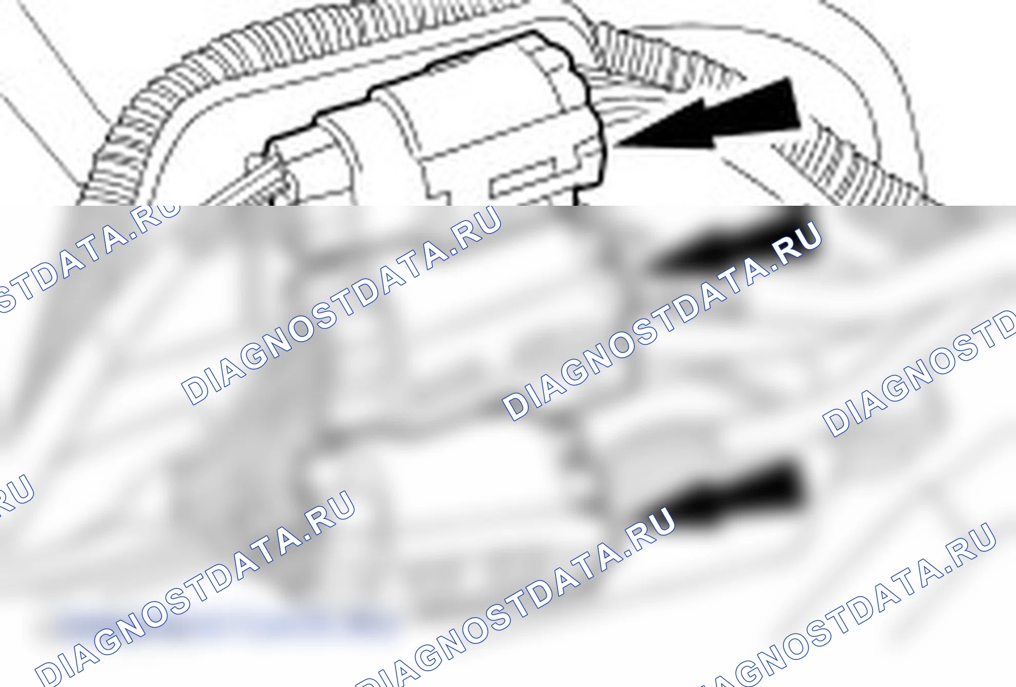 Как снять и установить жгут электропроводки системы подачи топлива. Ford Mondeo III