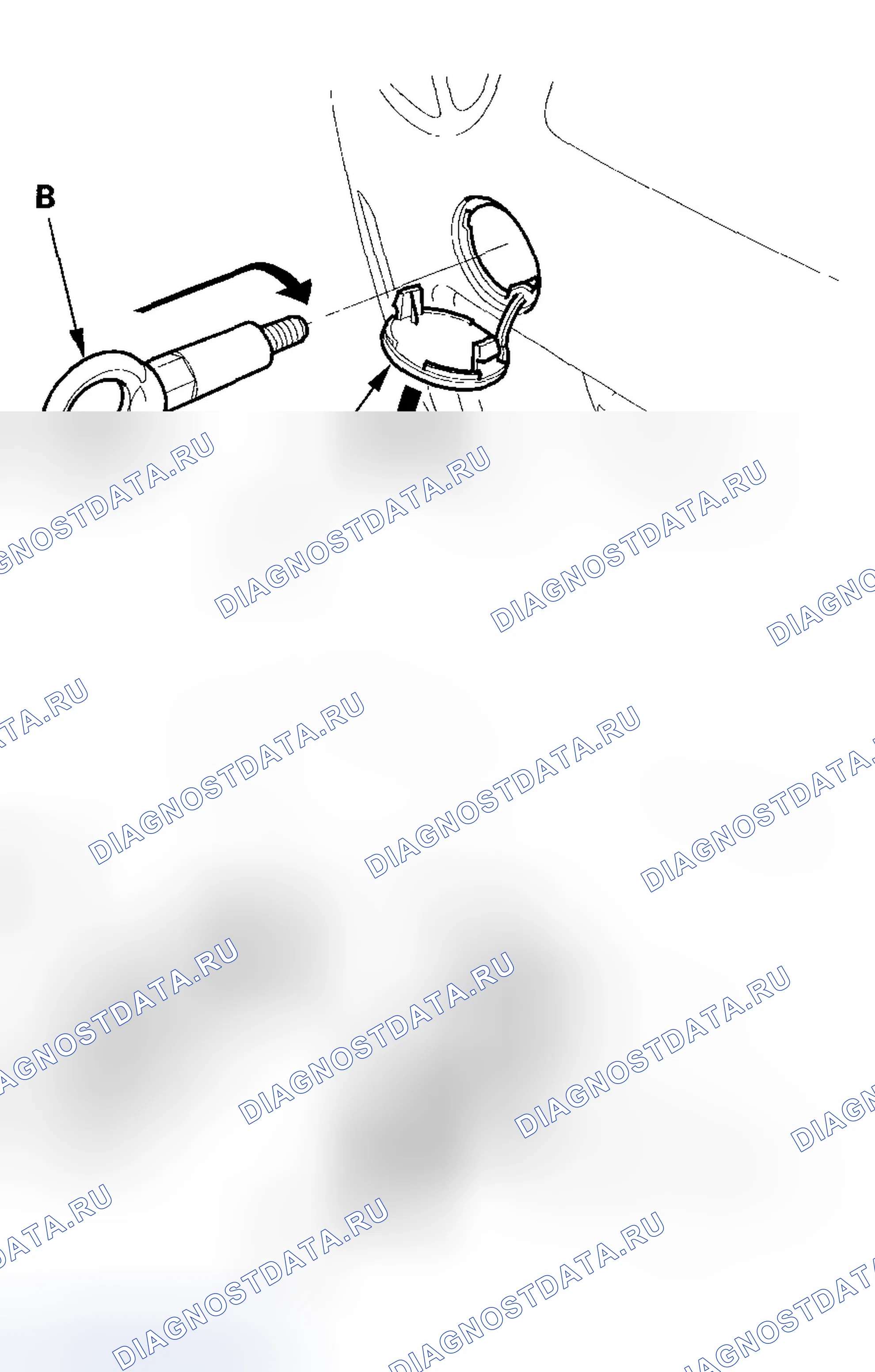 Рис. 63: Установка буксирного крюка. Honda S2000 I