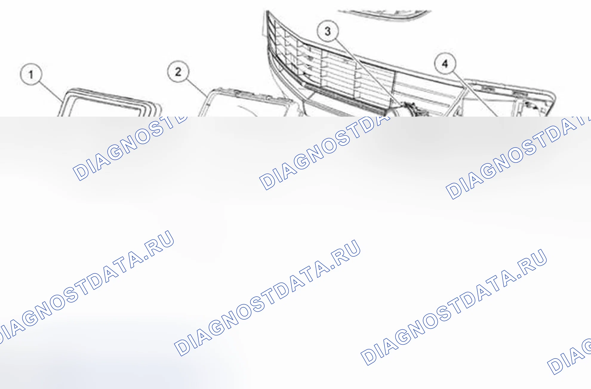 Рис. 71: Противотуманная фара. Ford Edge I рестайлинг