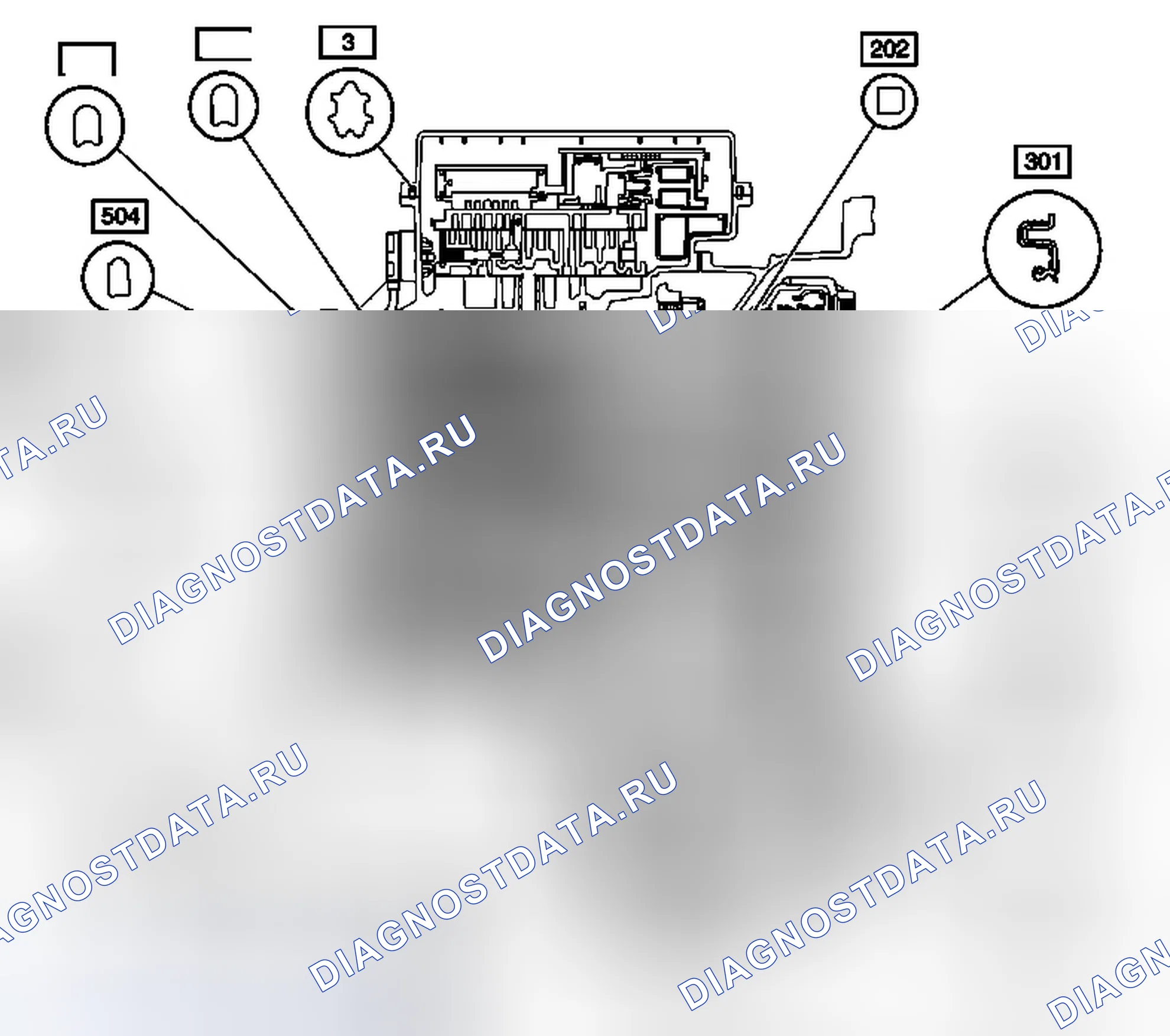 Рис. 74: Комплект уплотнителей A/Trans (Gen 2) 24260603 (1 из 2). Chevrolet Captiva I рестайлинг 2