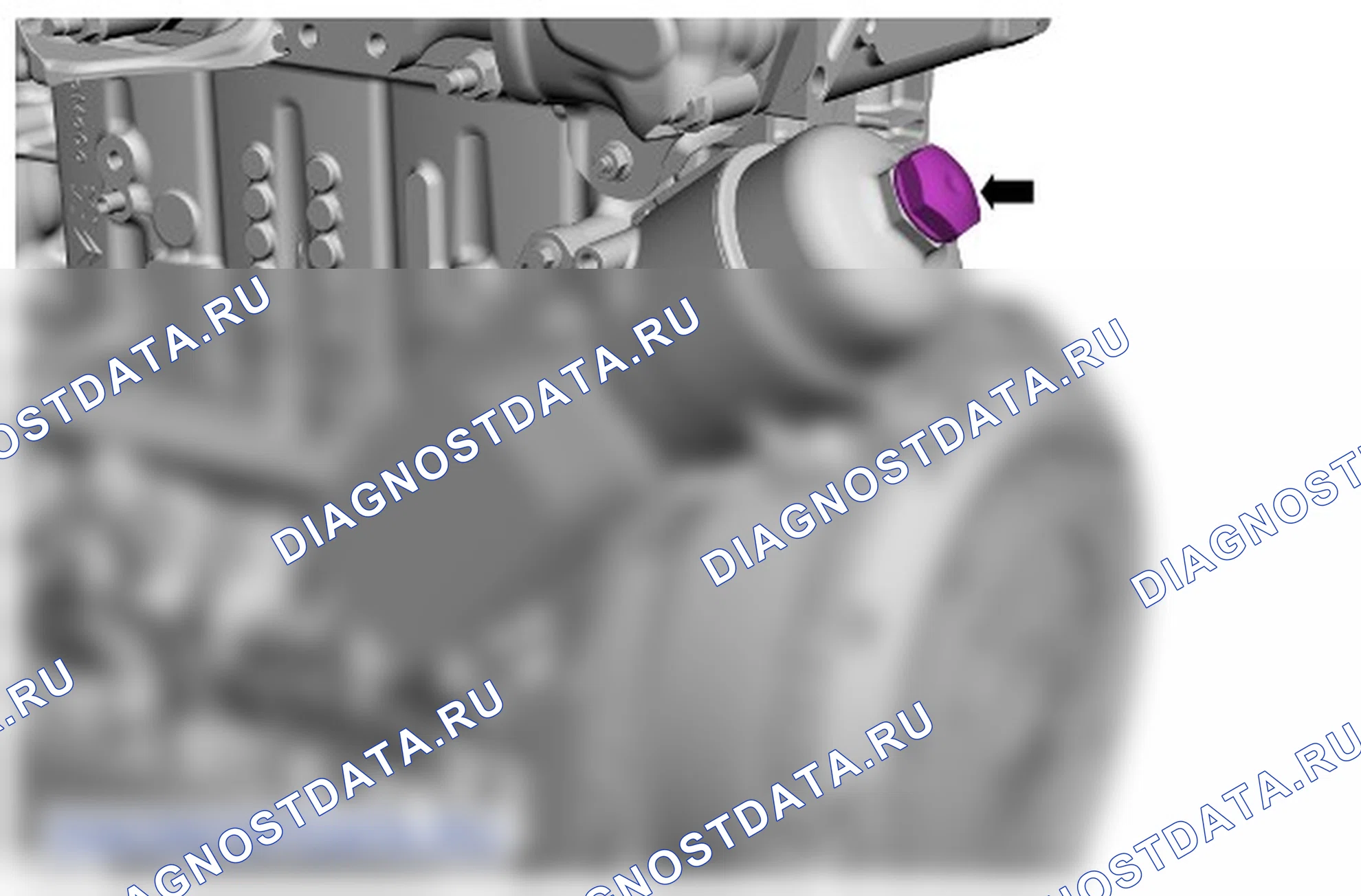 Разборка двигателя. Ford Transit Connect II
