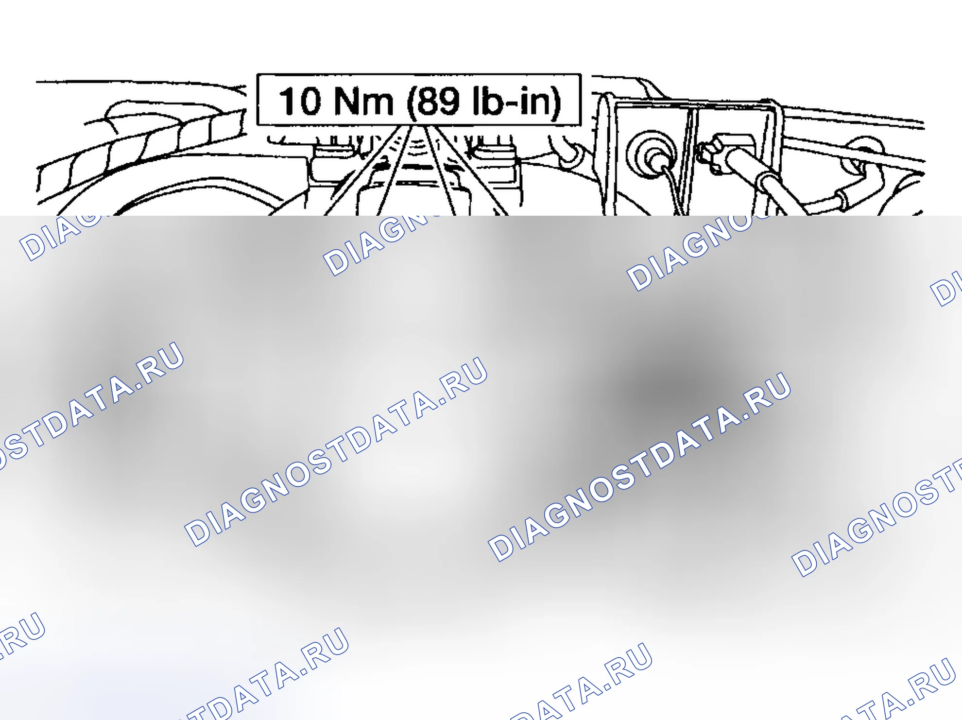 Рис. 109: Удаление (кроме 5.4L 4V). Ford Pickup F250 Super Duty I