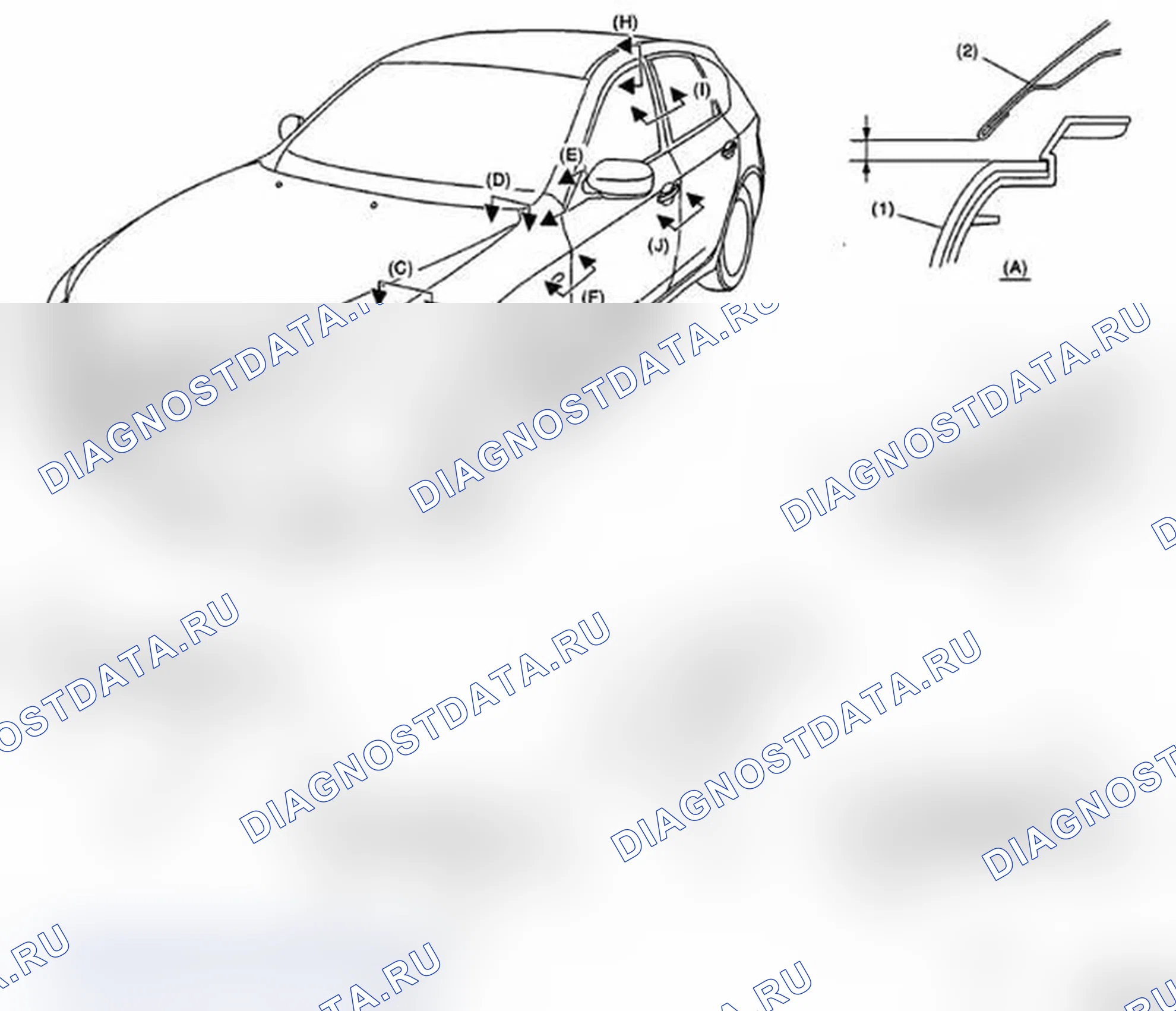 Рис. 71: ПЕРЕДНЯЯ ЧАСТЬ. Subaru Impreza WRX STI GR