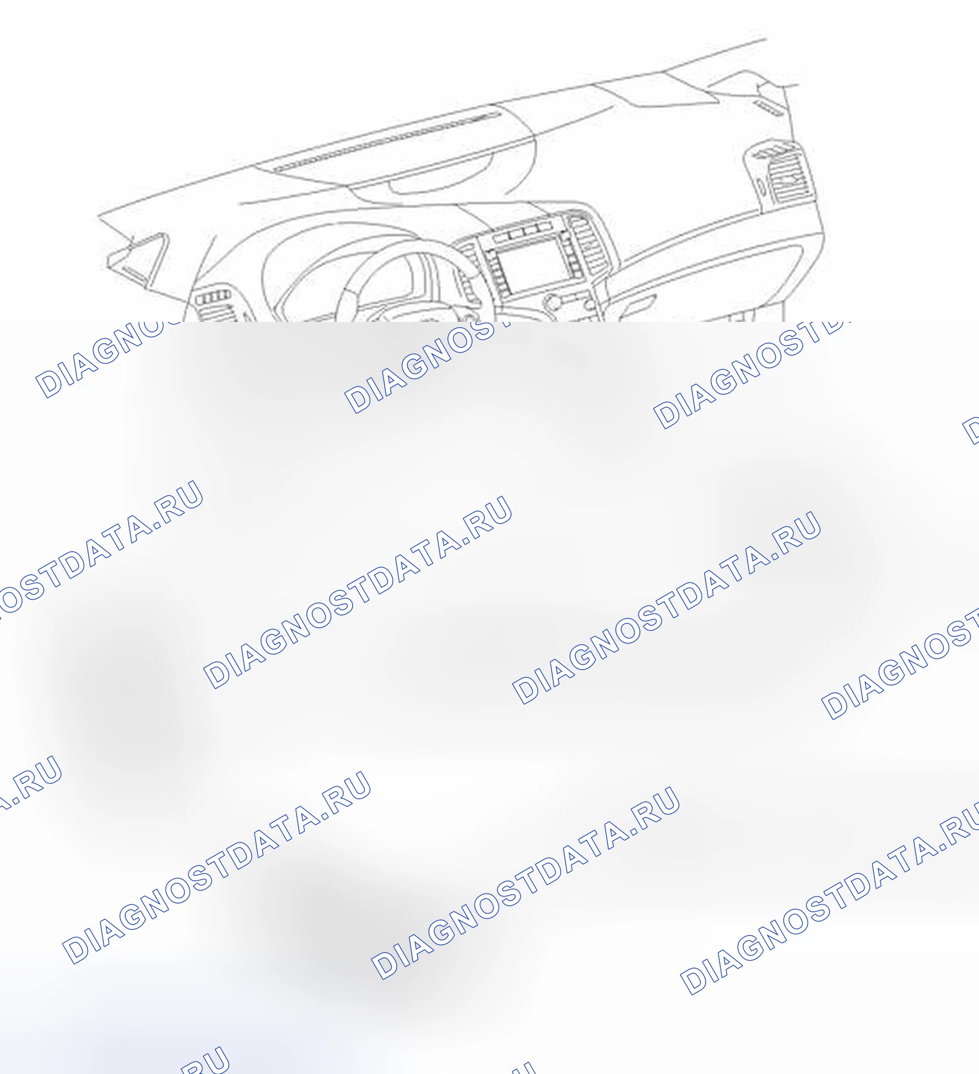 Рис. 483: ИЛЛЮСТРАЦИЯ. Toyota Venza I рестайлинг