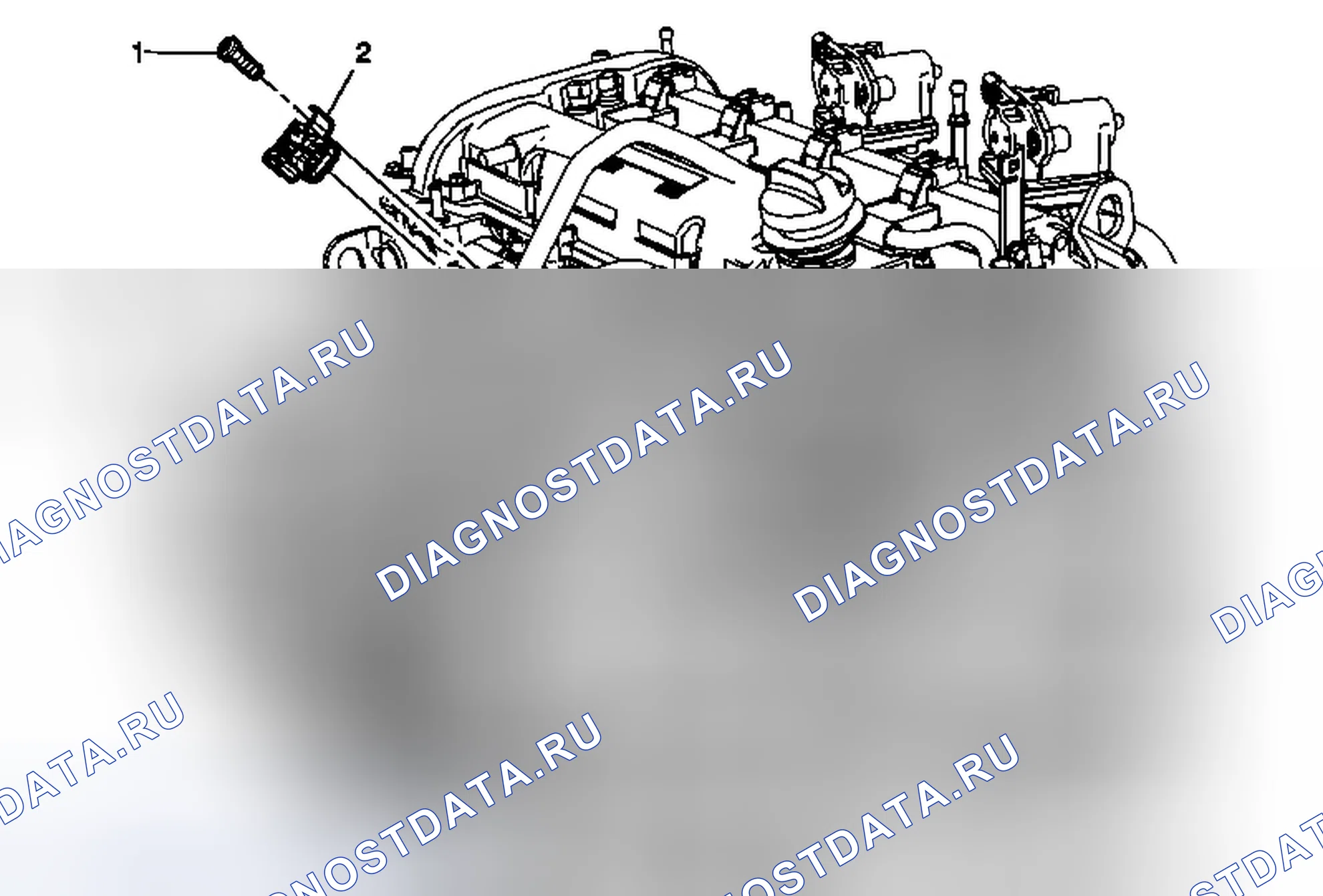 Рис. 42: Замена датчика абсолютного давления впускной коллектор. Chevrolet Malibu VIII рестайлинг