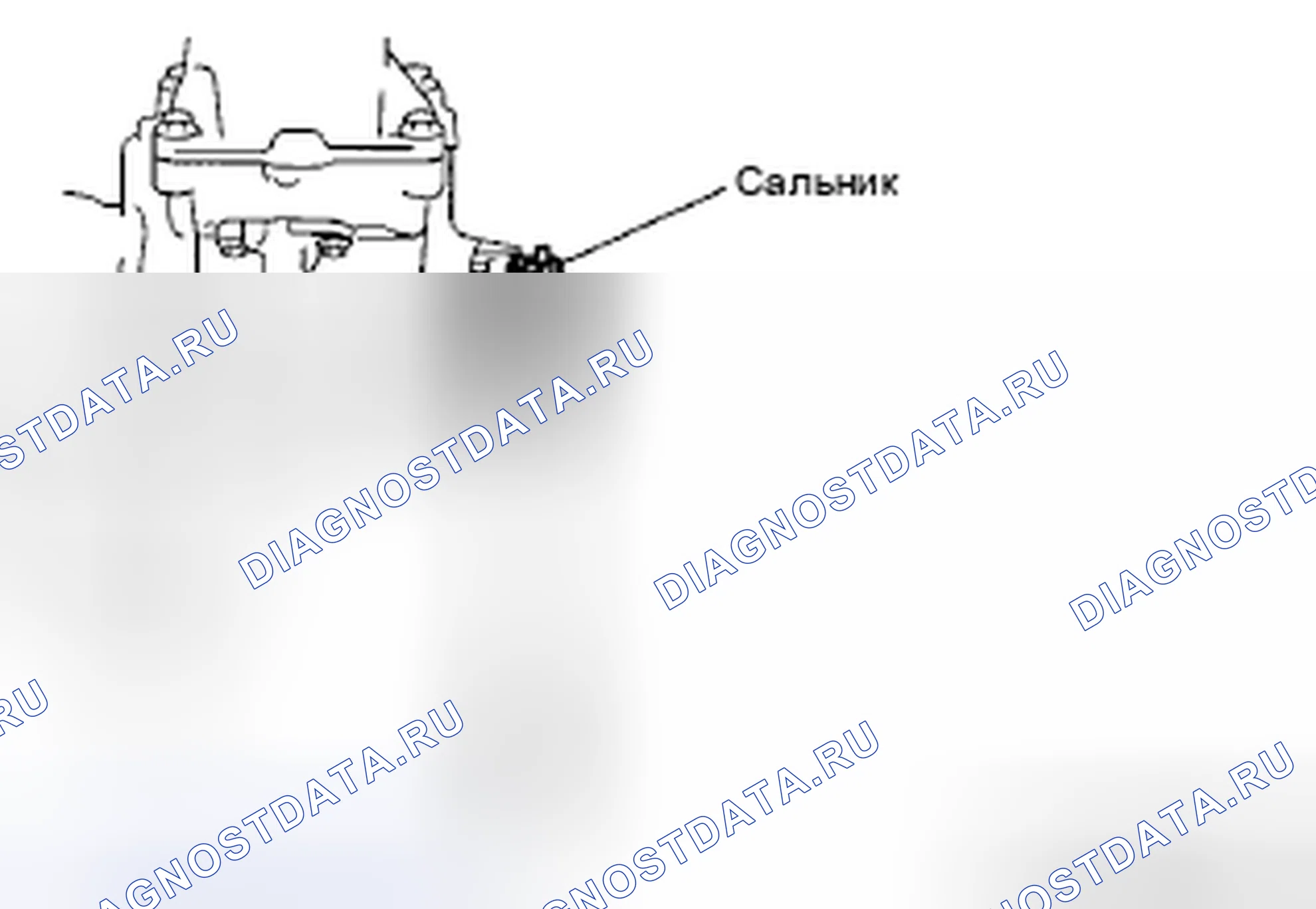 Рис. 213: ЗАМЕНА МАСЛЯНОГО УПЛОТНЕНИЯ (УДЛИНЕННЫЙ КОРПУС) [P66M-D]. Mazda MX-5 NC рестайлинг
