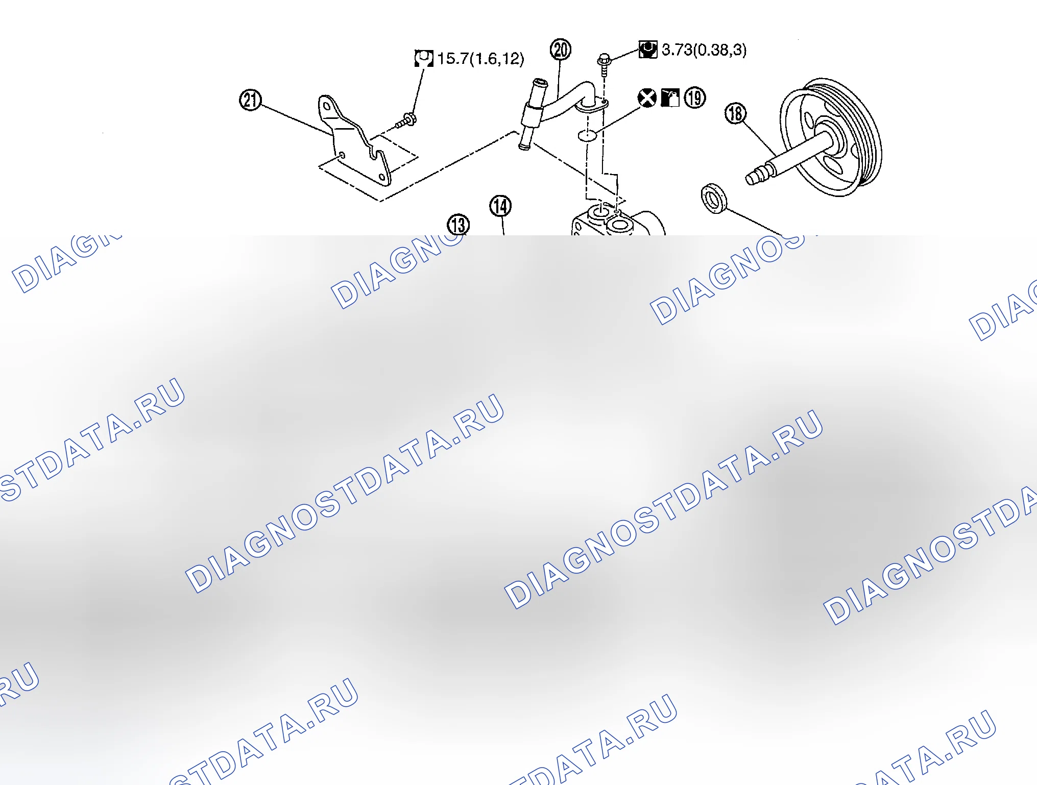 Рис. 20: РАЗБОРКА И СБОРКА (МОДЕЛИ VQ35DE). Infiniti FX35 I