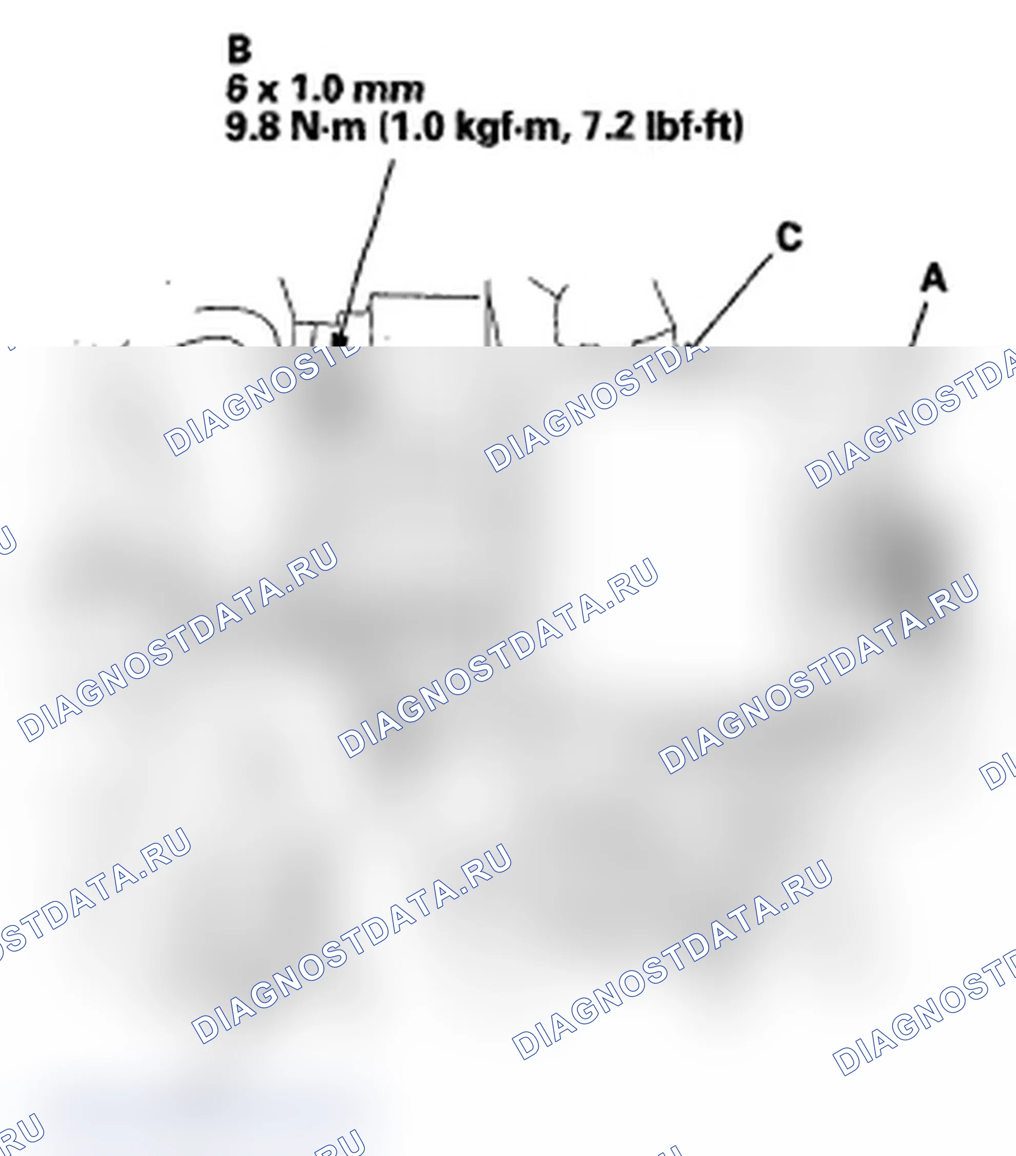Рис. 40: Замена блока управления TPMS. Acura MDX II