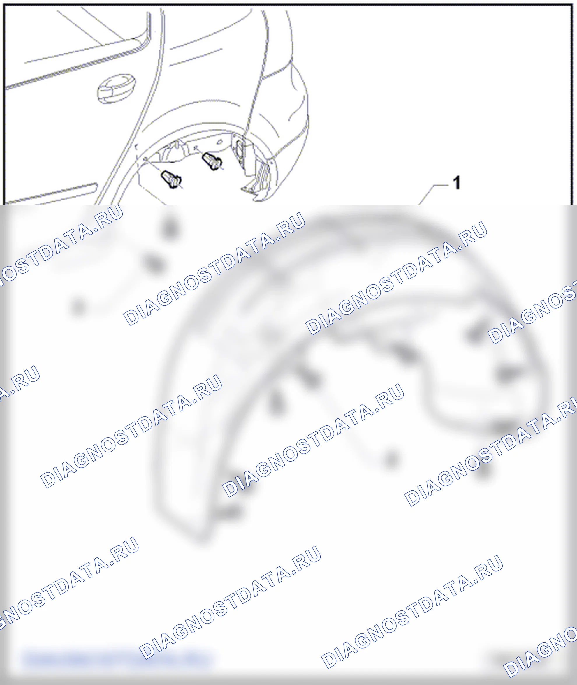 Подкрылок колесной арки. Volkswagen Golf Mk5