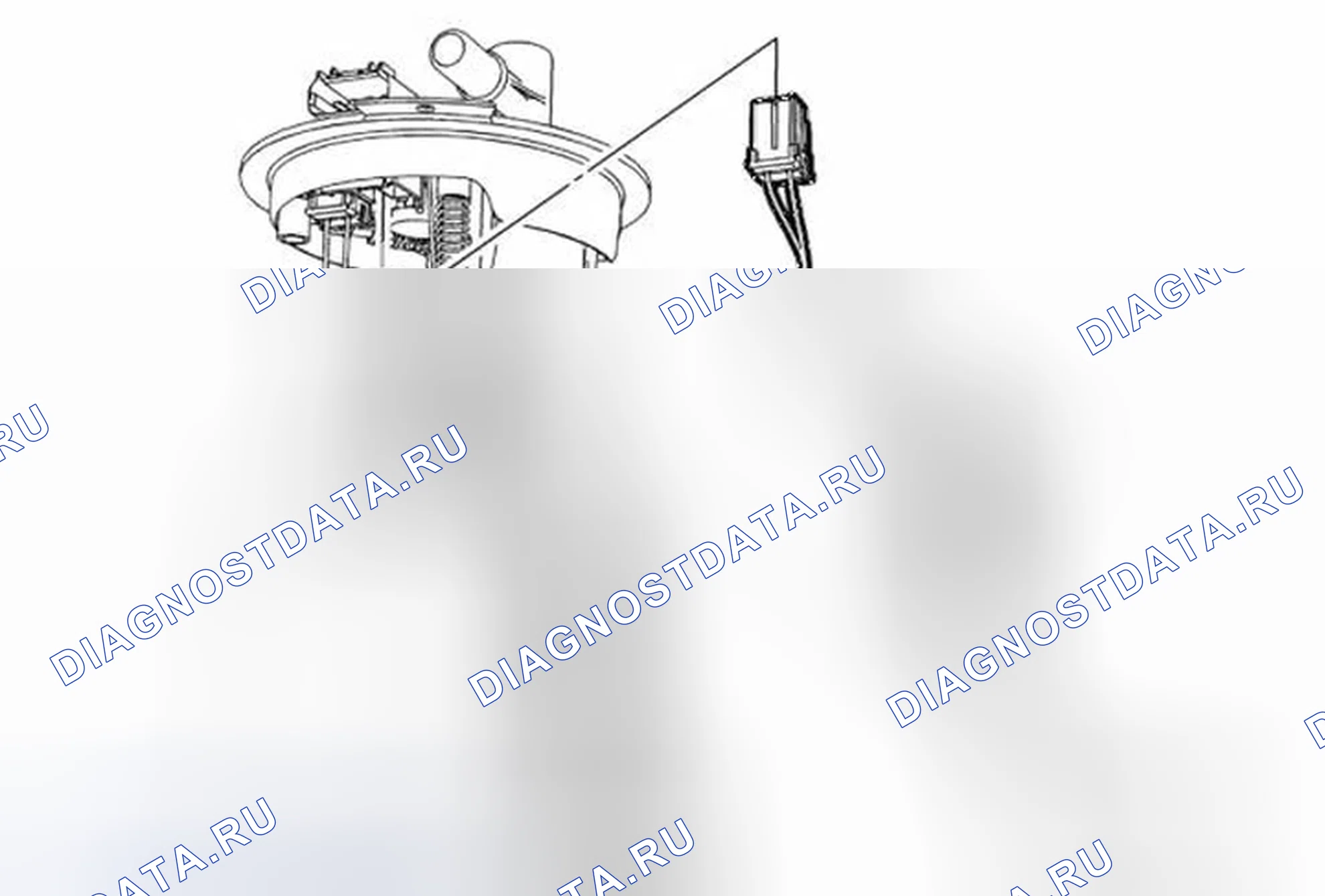 Рис. 7: Замена датчика уровня топлива. Buick Encore I