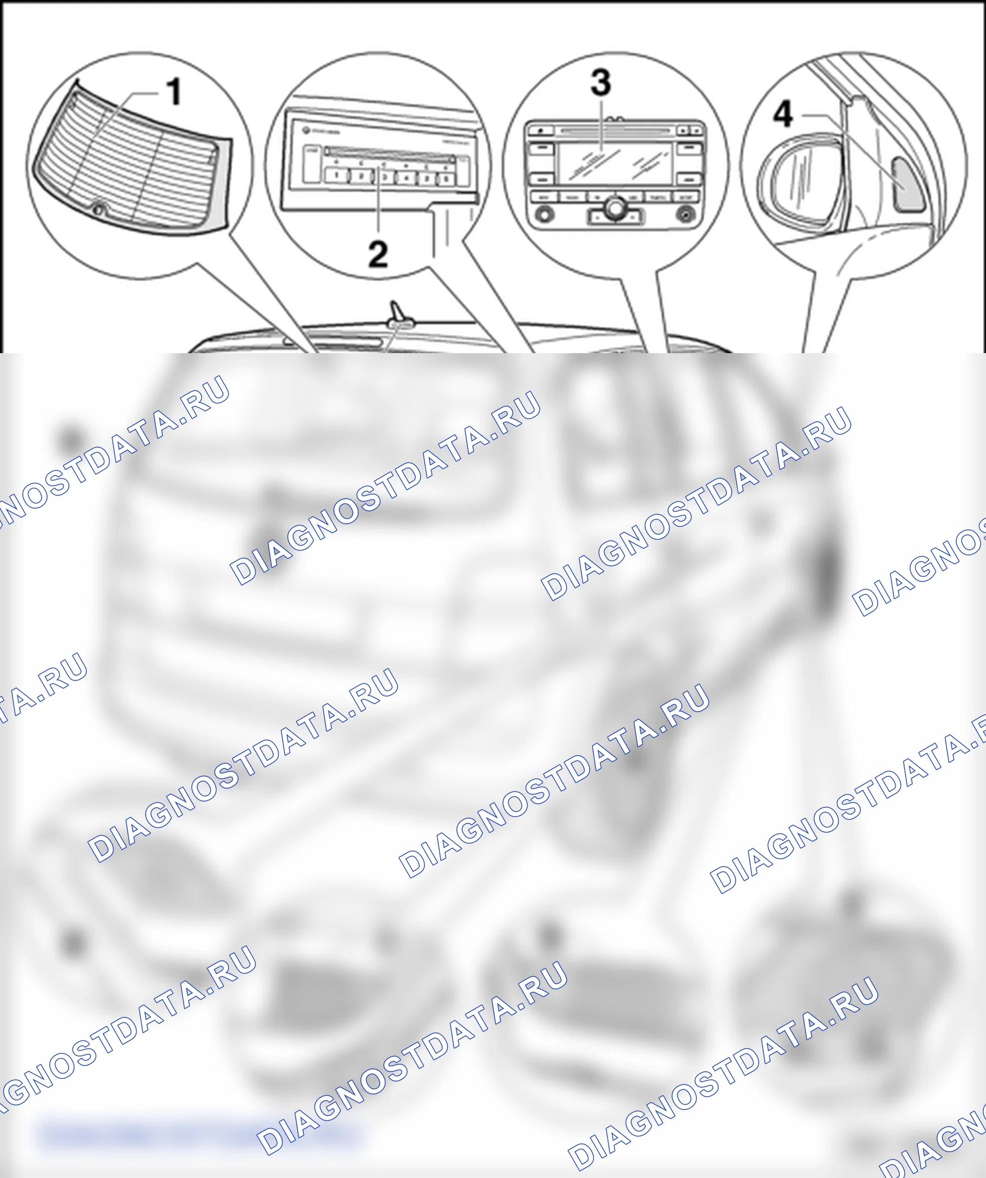 Радионавигационная система «„RNS 300“». Volkswagen Touran I