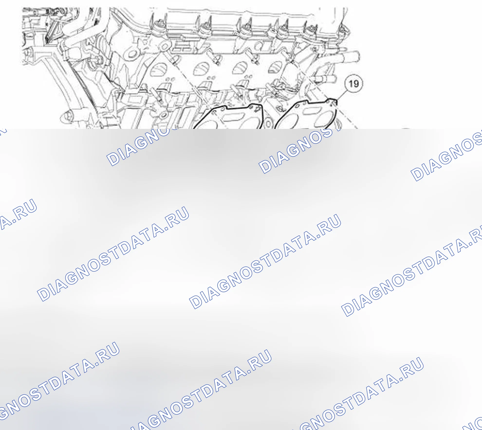 Рис. 168. Идентификация компонентов выпускного коллектора (3 из 3). Ford Mustang V