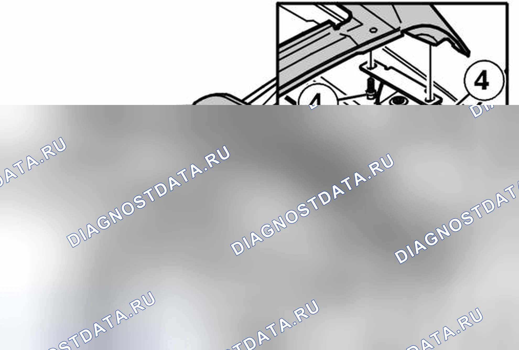Рис. 203: СНЯТИЕ ЗАДНЕЙ ДВЕРИ. Volvo V50 I