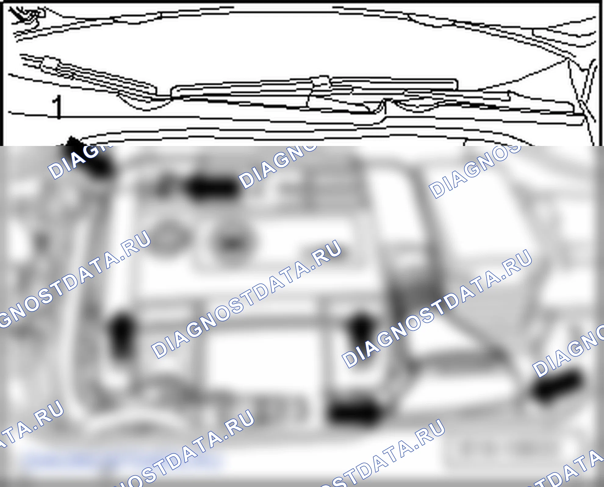Подрамник. SEAT Altea I