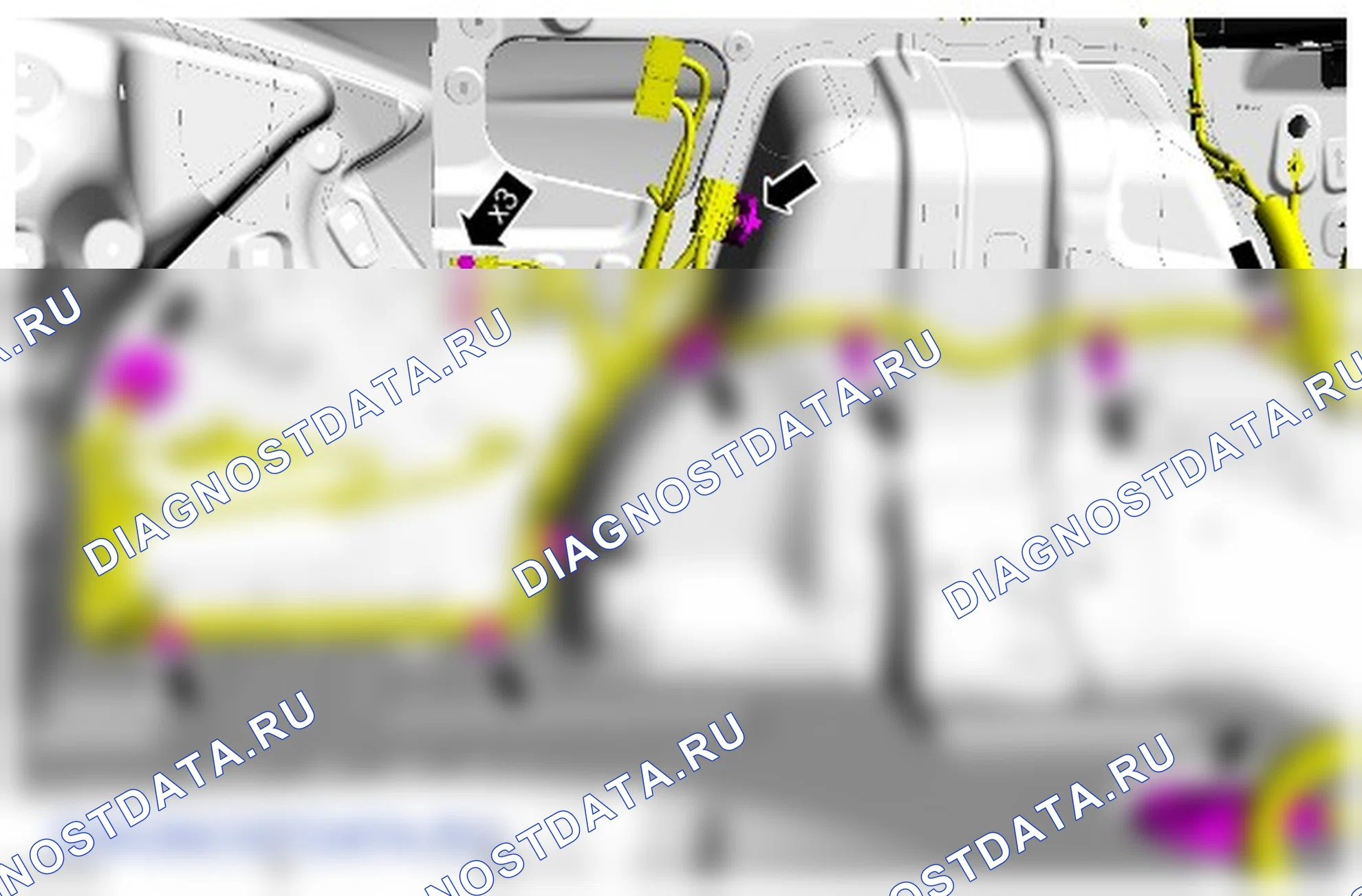 Как снять и установить жгут электропроводки пассажирского салона. Ford Mondeo V