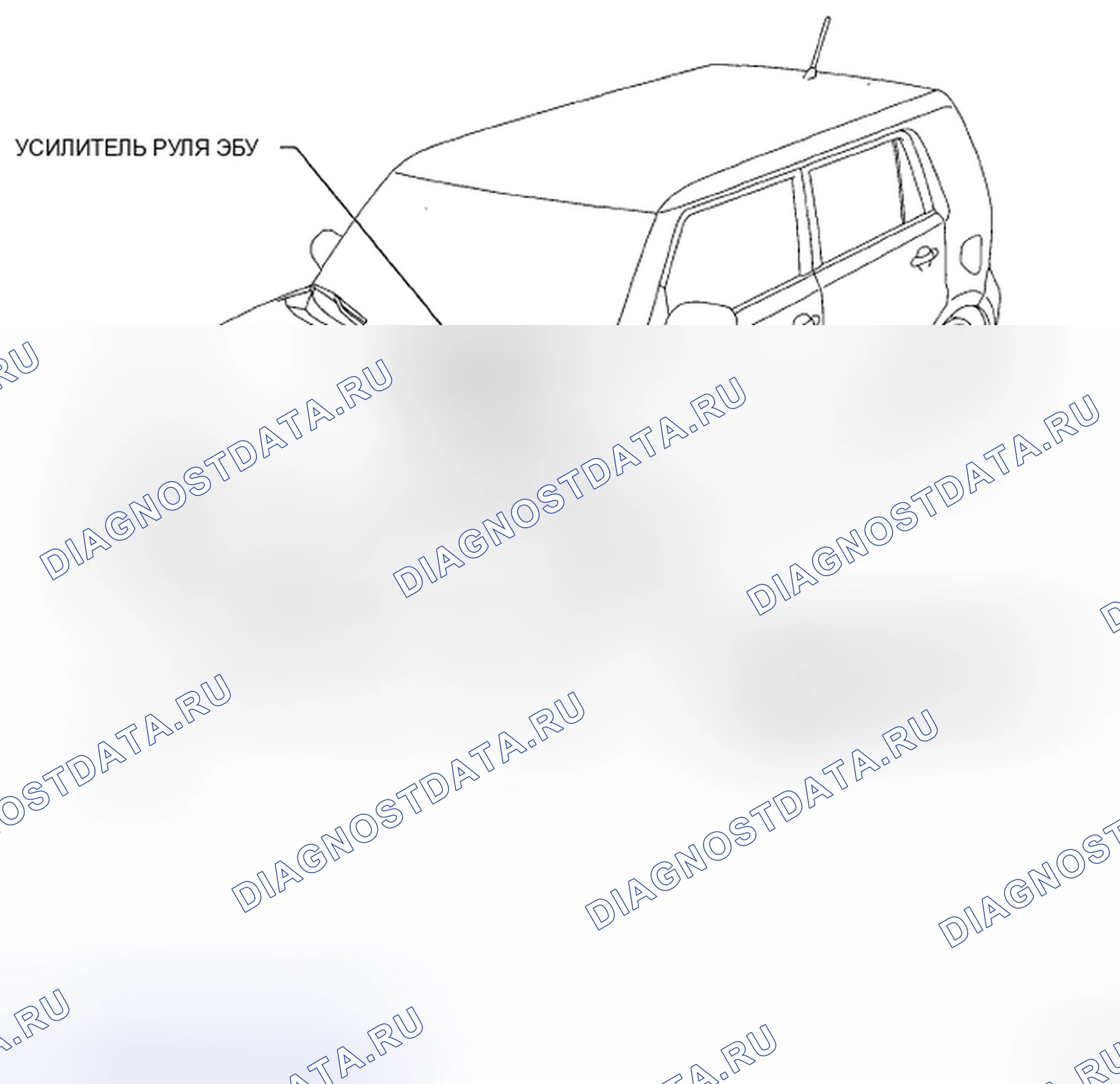 Рис. 5: РАСПОЛОЖЕНИЕ ДЕТАЛЕЙ. Kia Soul II рестайлинг