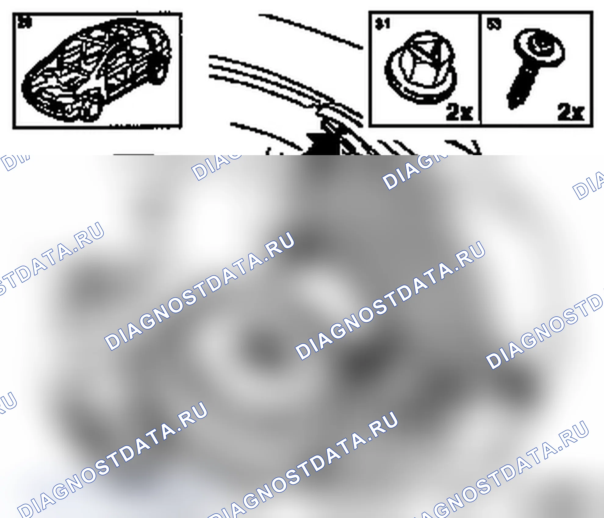 Демонтаж и монтаж защитной обшивки колесной ниши (модели F08, F35, F48, F70). Opel Astra G