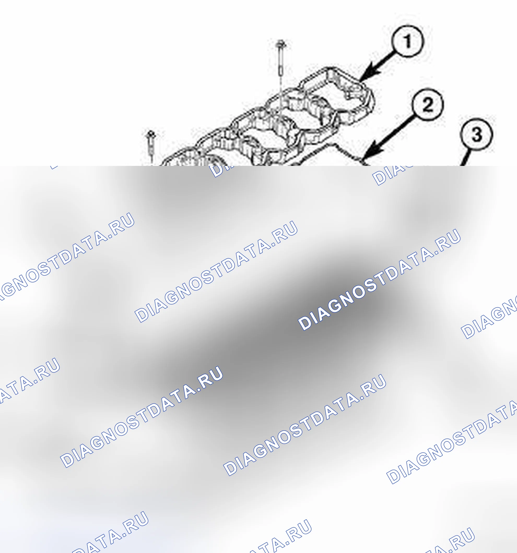 Рис. 571: ОПИСАНИЕ механической части двигателя. RAM Pickup 2500 