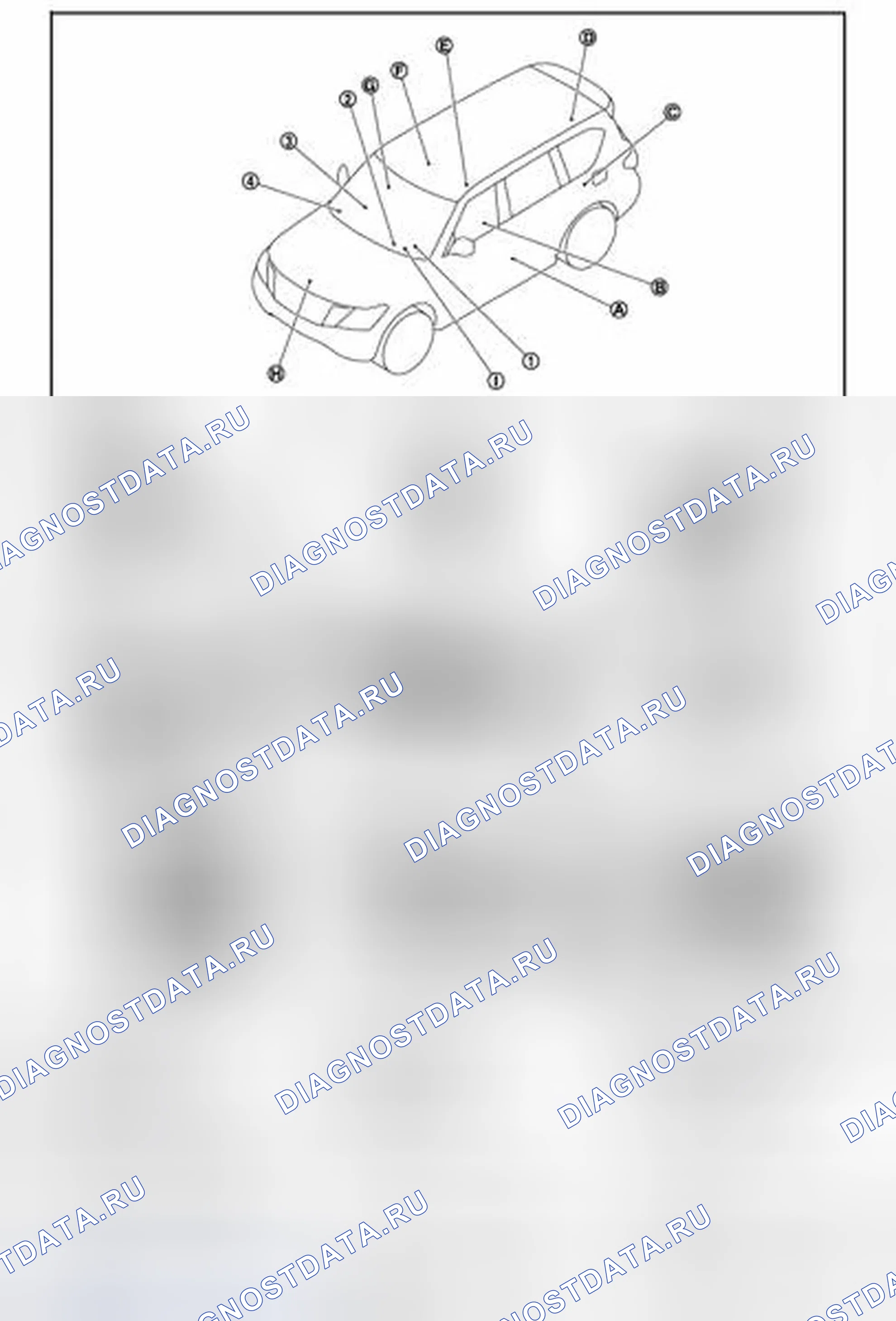 Рис. 31: Расположение компонентов. Infiniti QX56 II