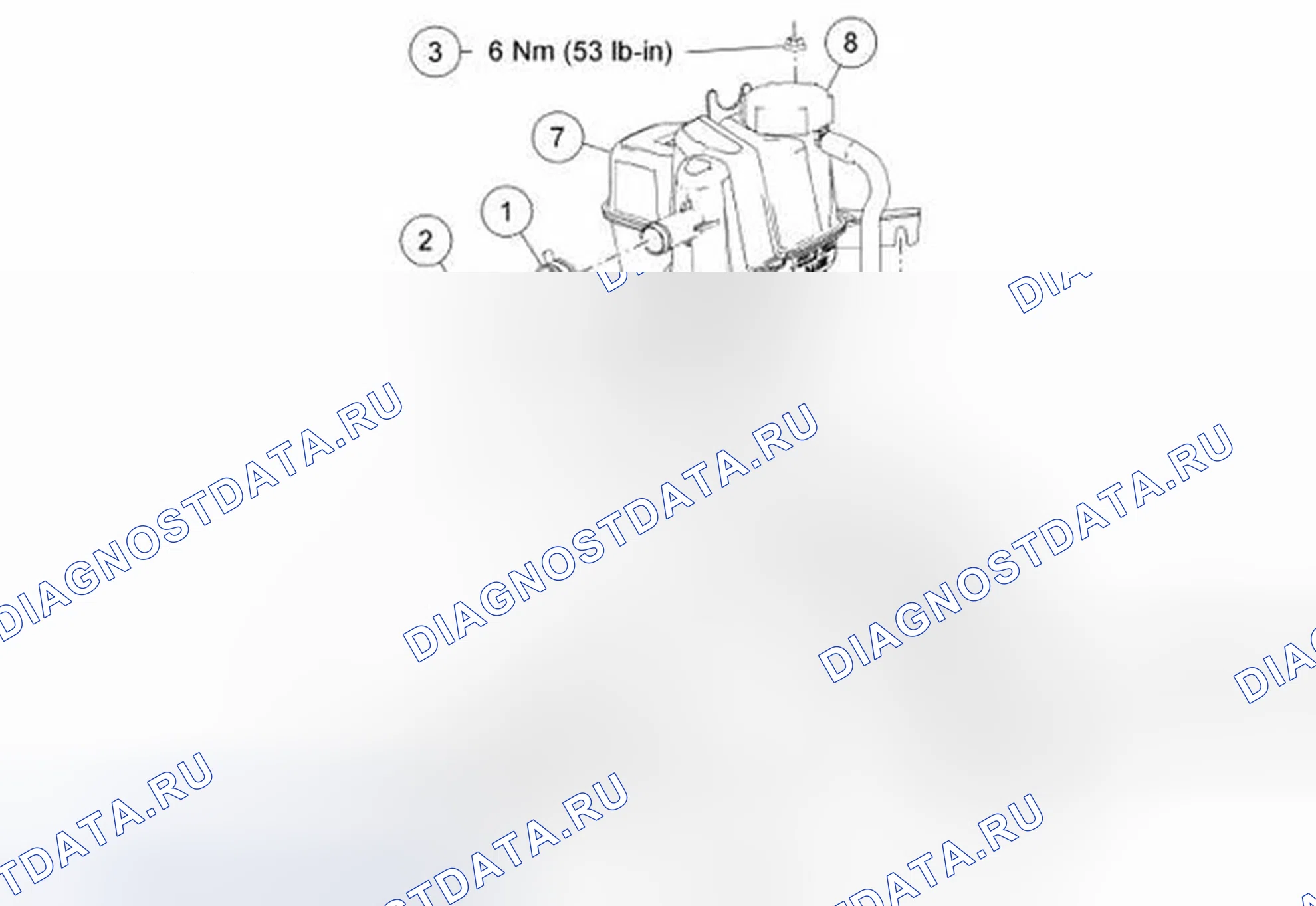Рис. 9: Флакон дегазатора. Ford Escape I рестайлинг 2