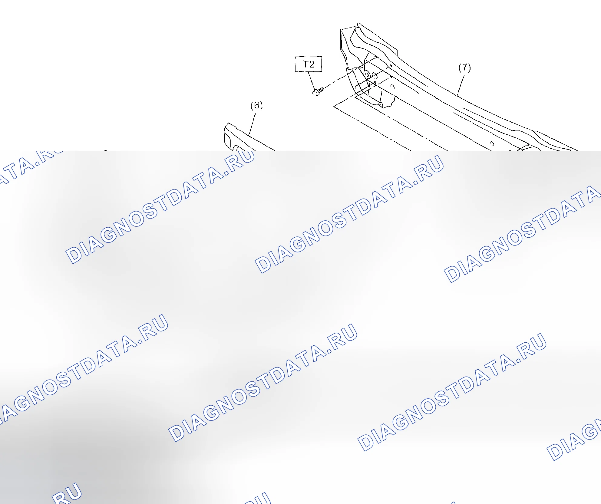 Рис. 4: ПЕРЕДНИЙ БАМПЕР. Subaru Impreza GD/GC/GG рестайлинг