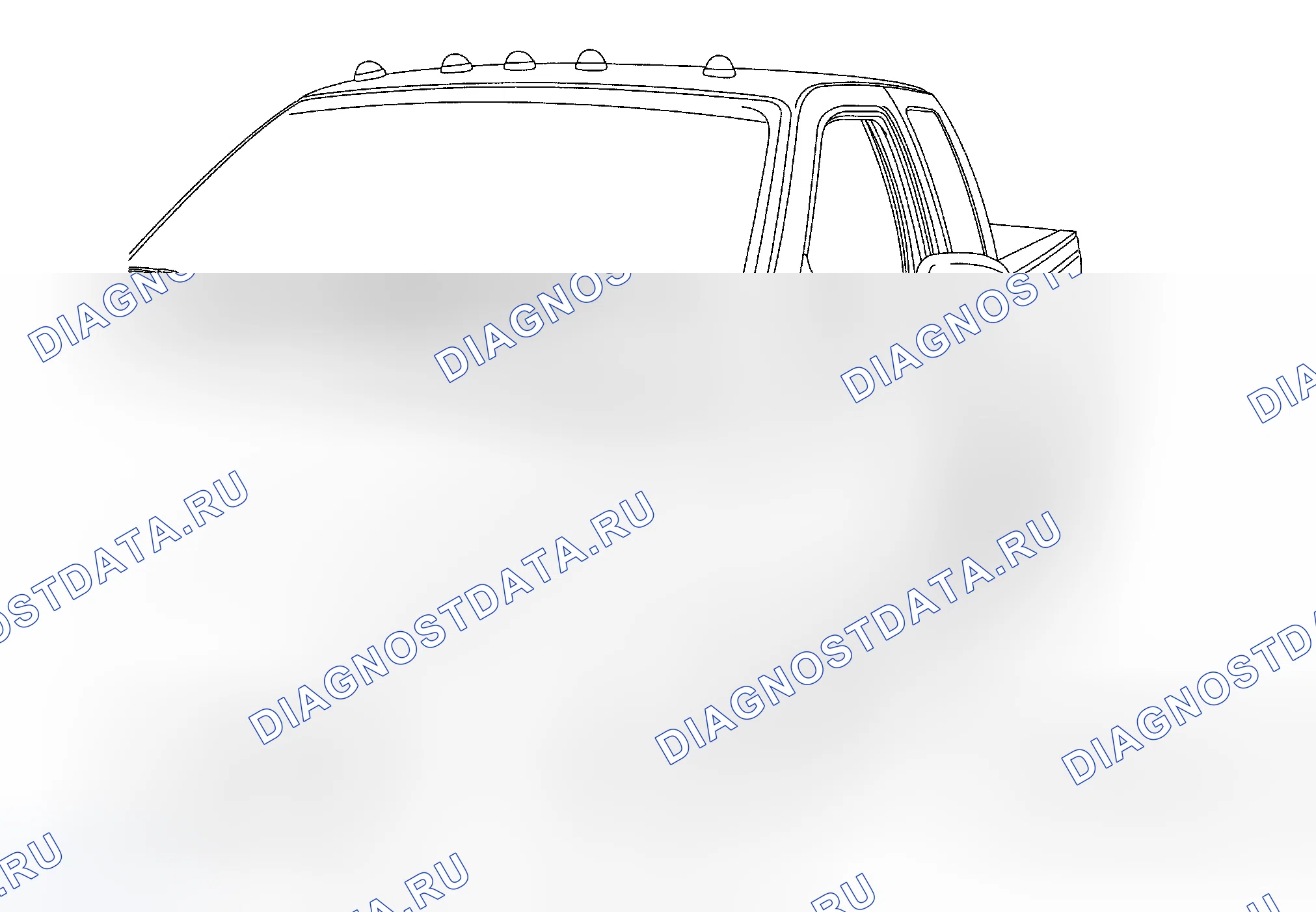 Рис. 1: Идентификационные коды. Ford Cab & Chassis F350 Super Duty 