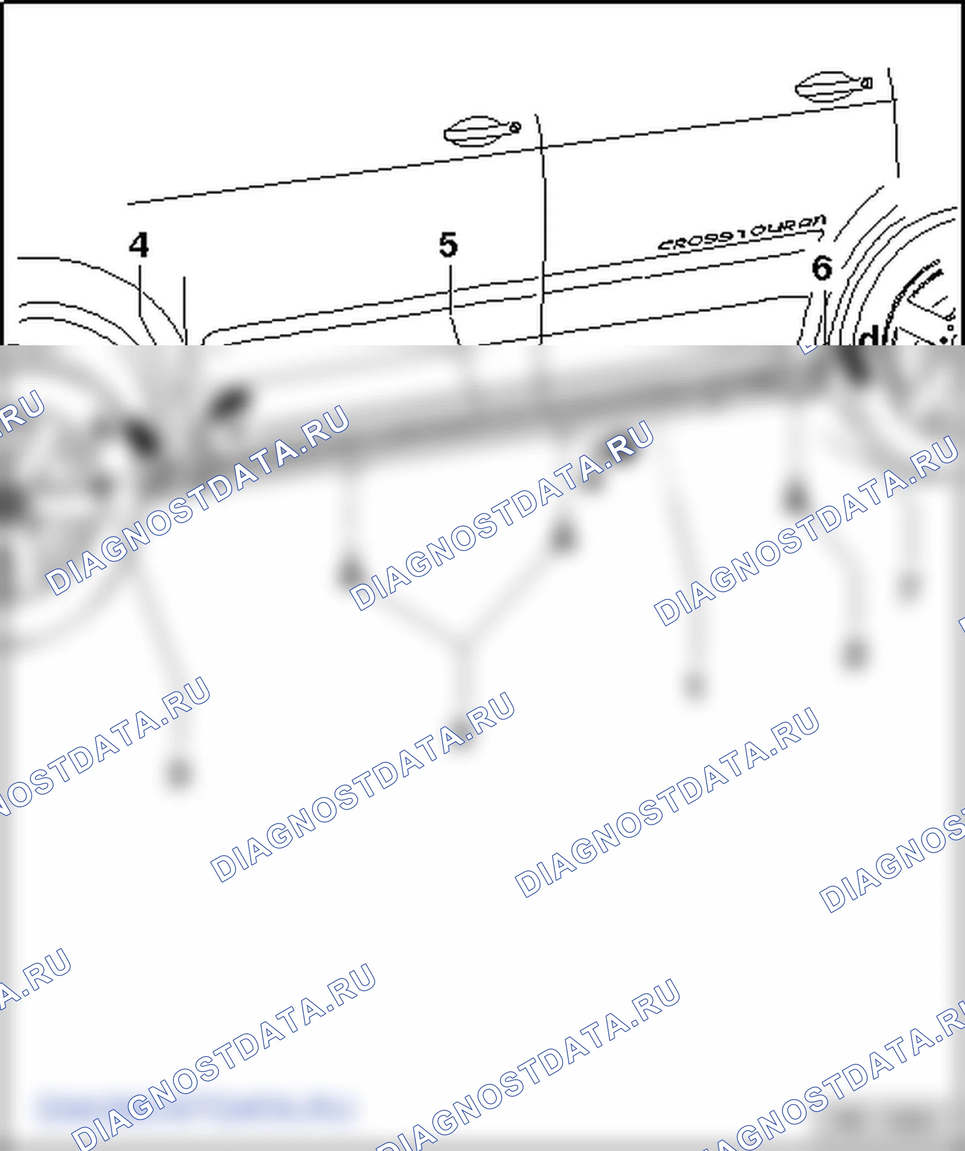 Специальные элементы Cross Touran. Volkswagen Touran I
