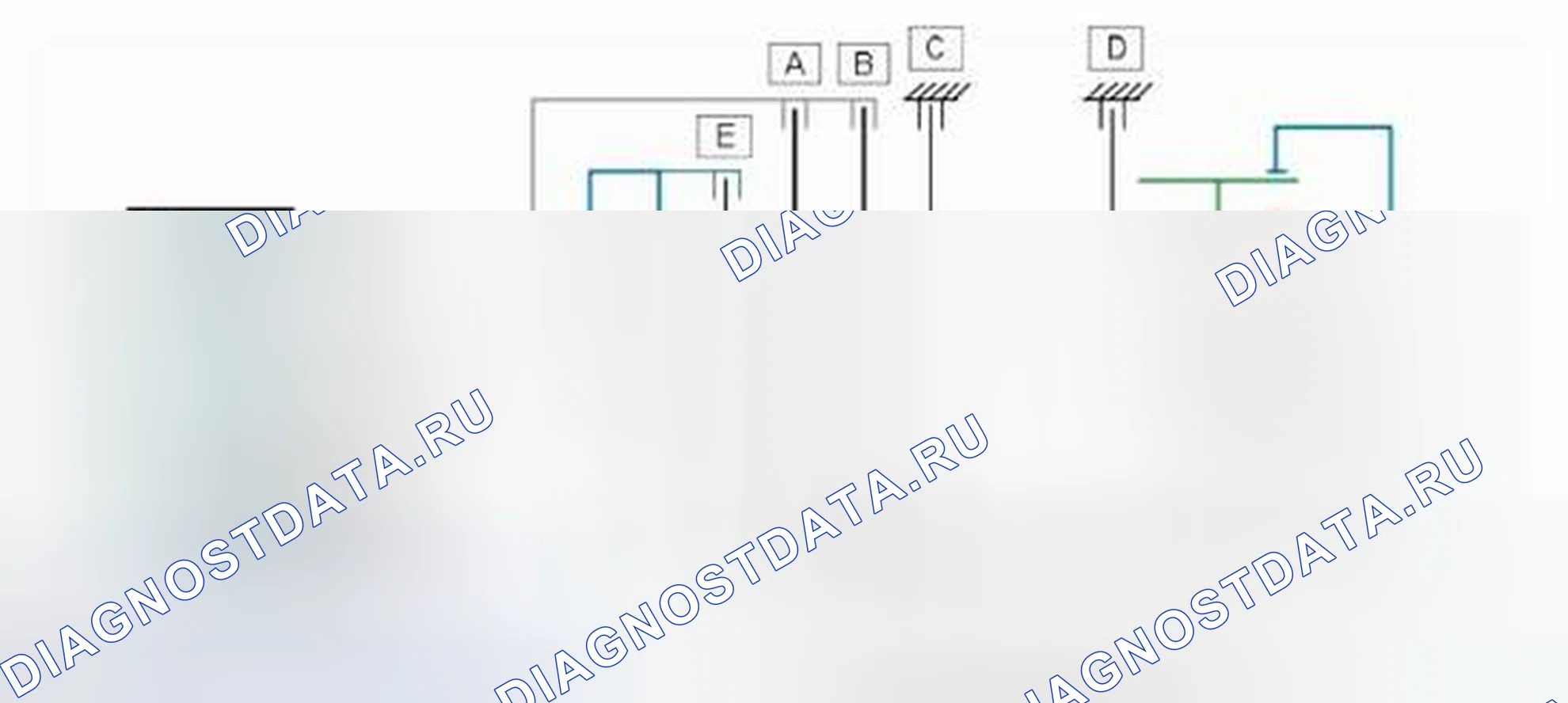 Рис. 49: Поток мощности 3-я передача. Land Rover Range Rover Sport L320