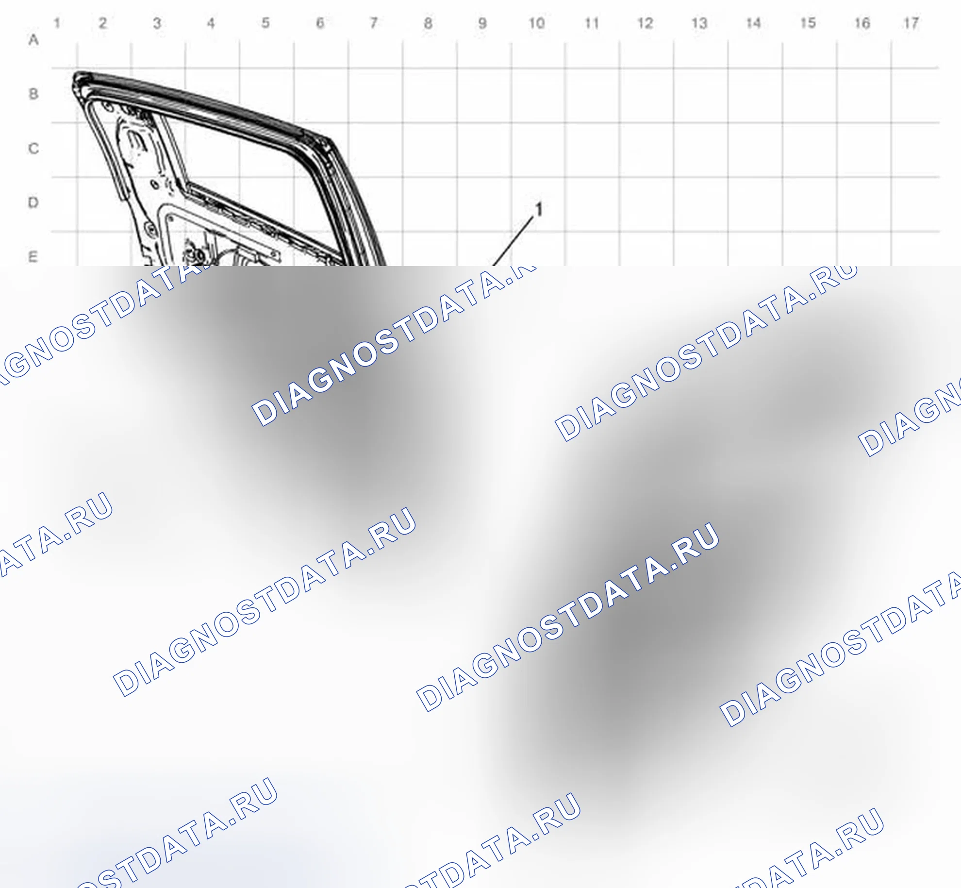 Рис. 53: Прокладка кабелей левой и правой задней двери. Chevrolet Spark M300