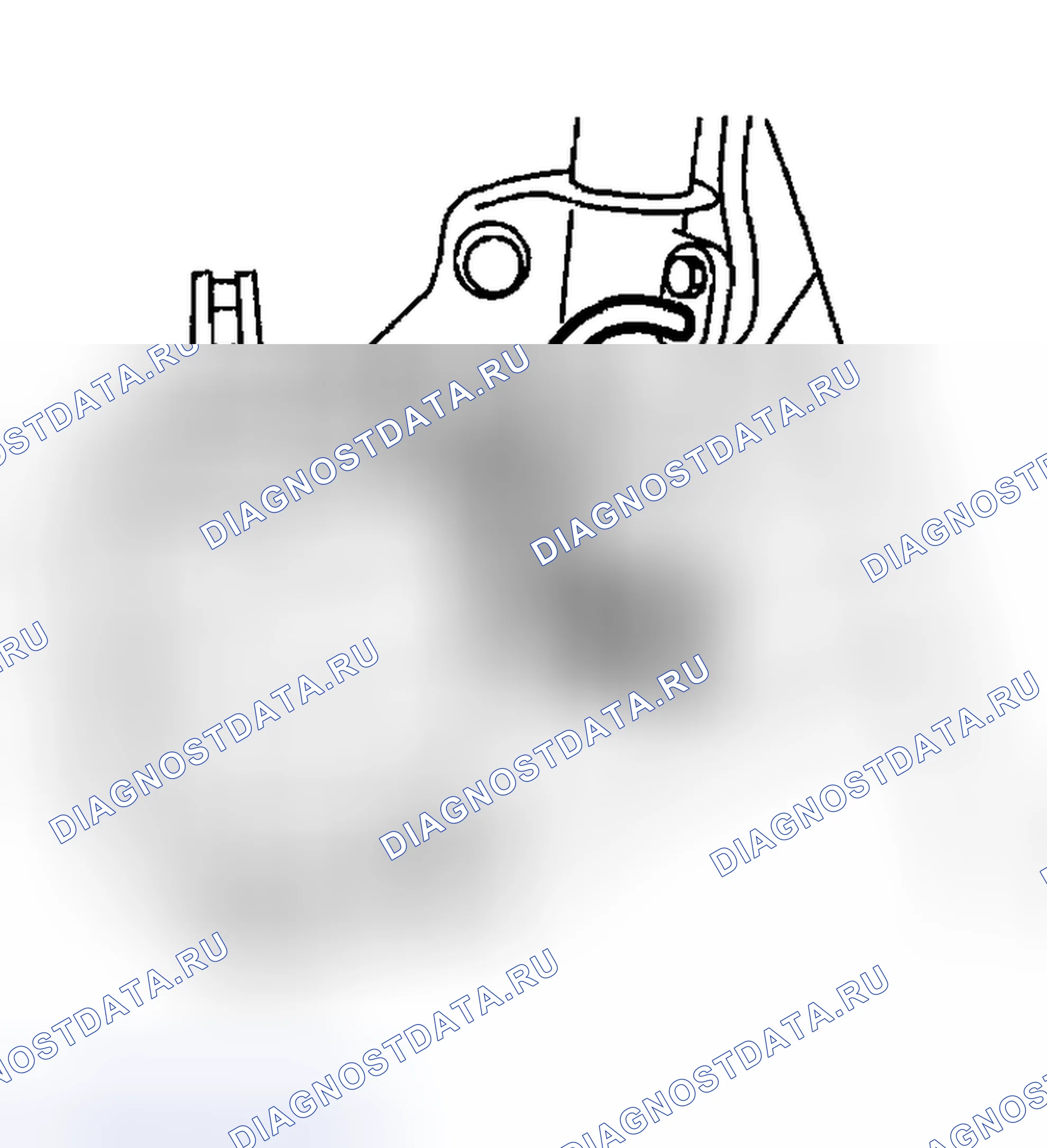 Рис. 117: ШЛАНГ ПЕРЕДНЕГО ТОРМОЗА. Subaru Impreza GD/GC/GG рестайлинг 2