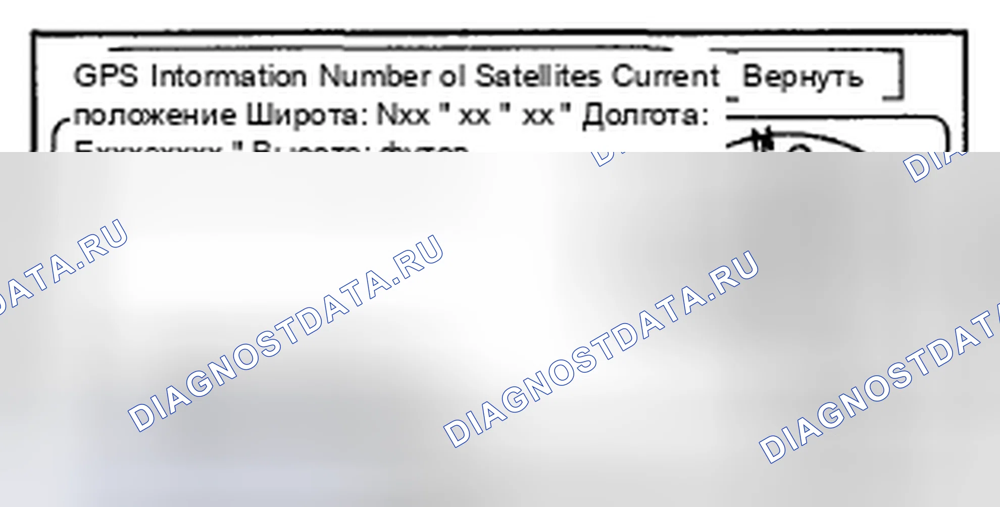 Рис. 76: Информация GPS. Honda CR-V III