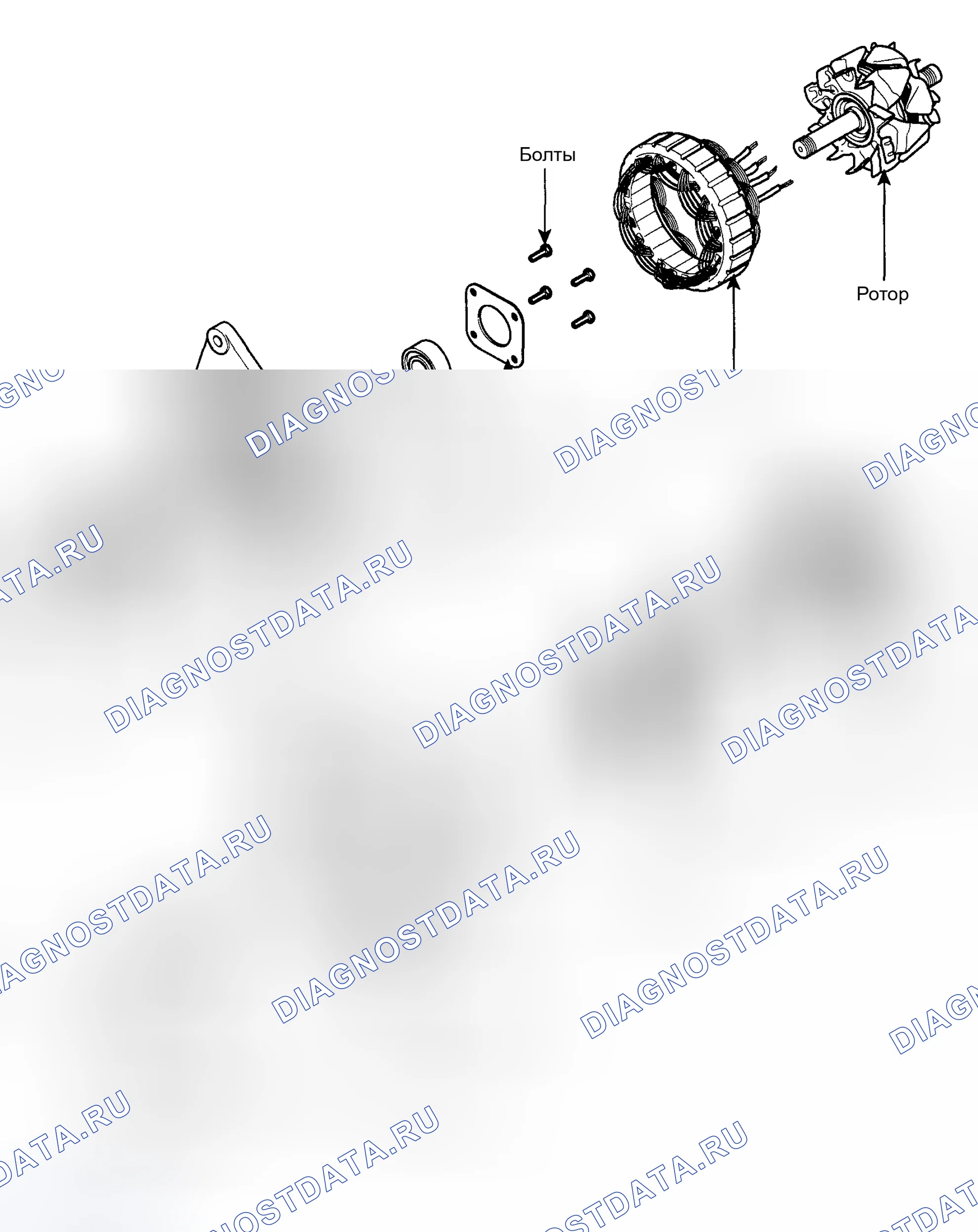 Рис. 5: 2.4 ДВИГАТЕЛЬ Двойной верхний распредвал (DOHC). Hyundai Santa Fe I