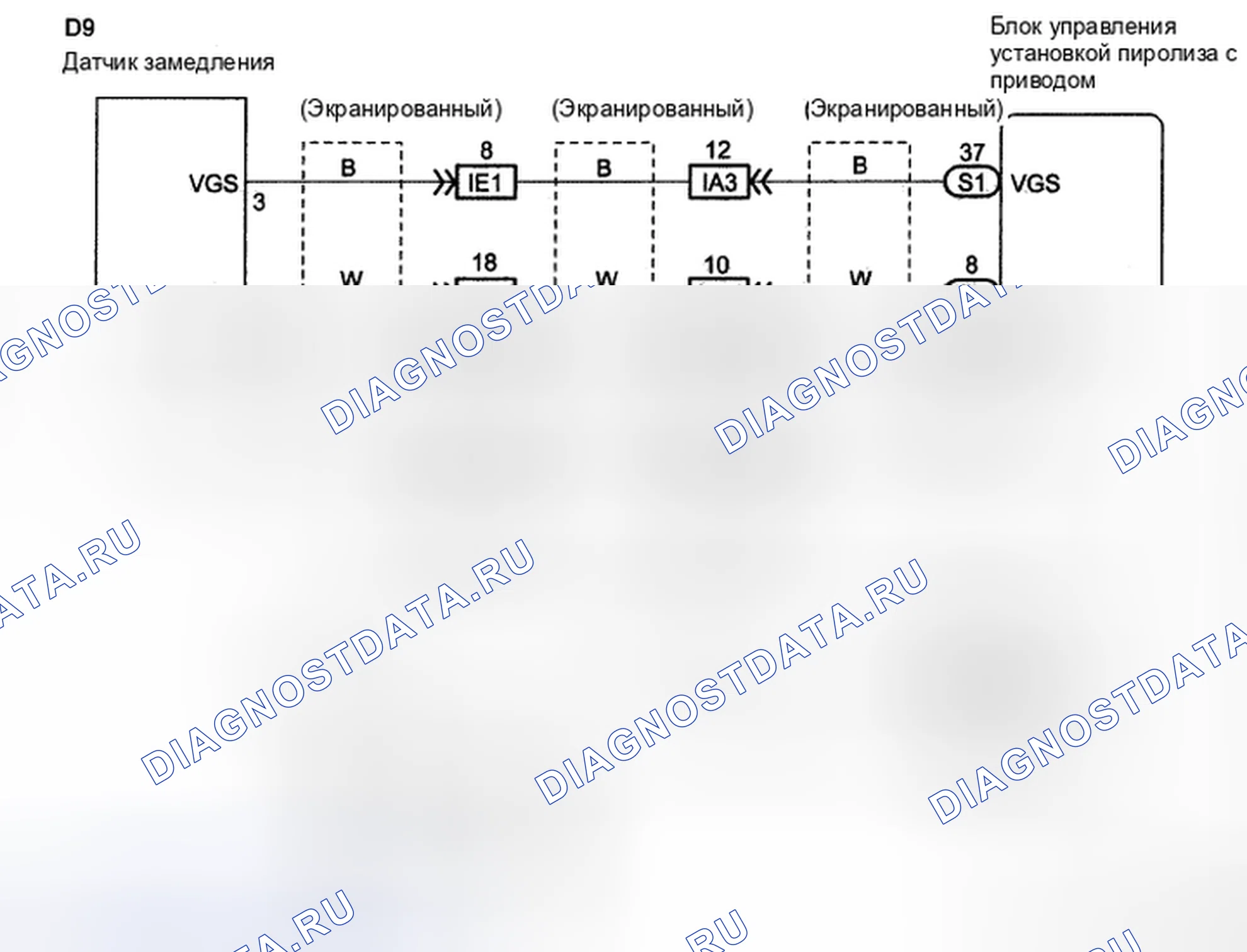 Рис. 13: электросхема. Toyota Tacoma II