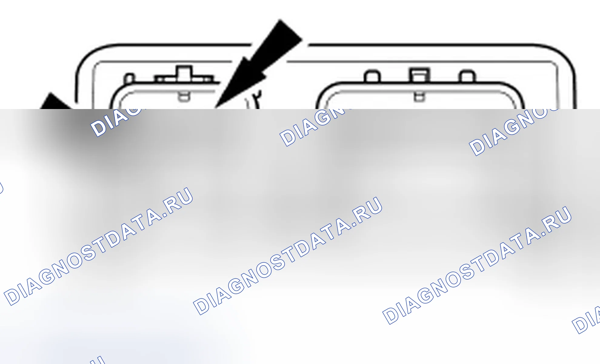 Рис. 9: КОНТРОЛЬНАЯ ТОЧКА D: LFC18/расшифровка кода ошибки B1884 - НЕИСПРАВНОСТЬ ЦЕПИ СИГНАЛЬНОЙ ЛАМПЫ КОНТАКТНОЙ ПЛОЩАДКИ. Ford Mustang V