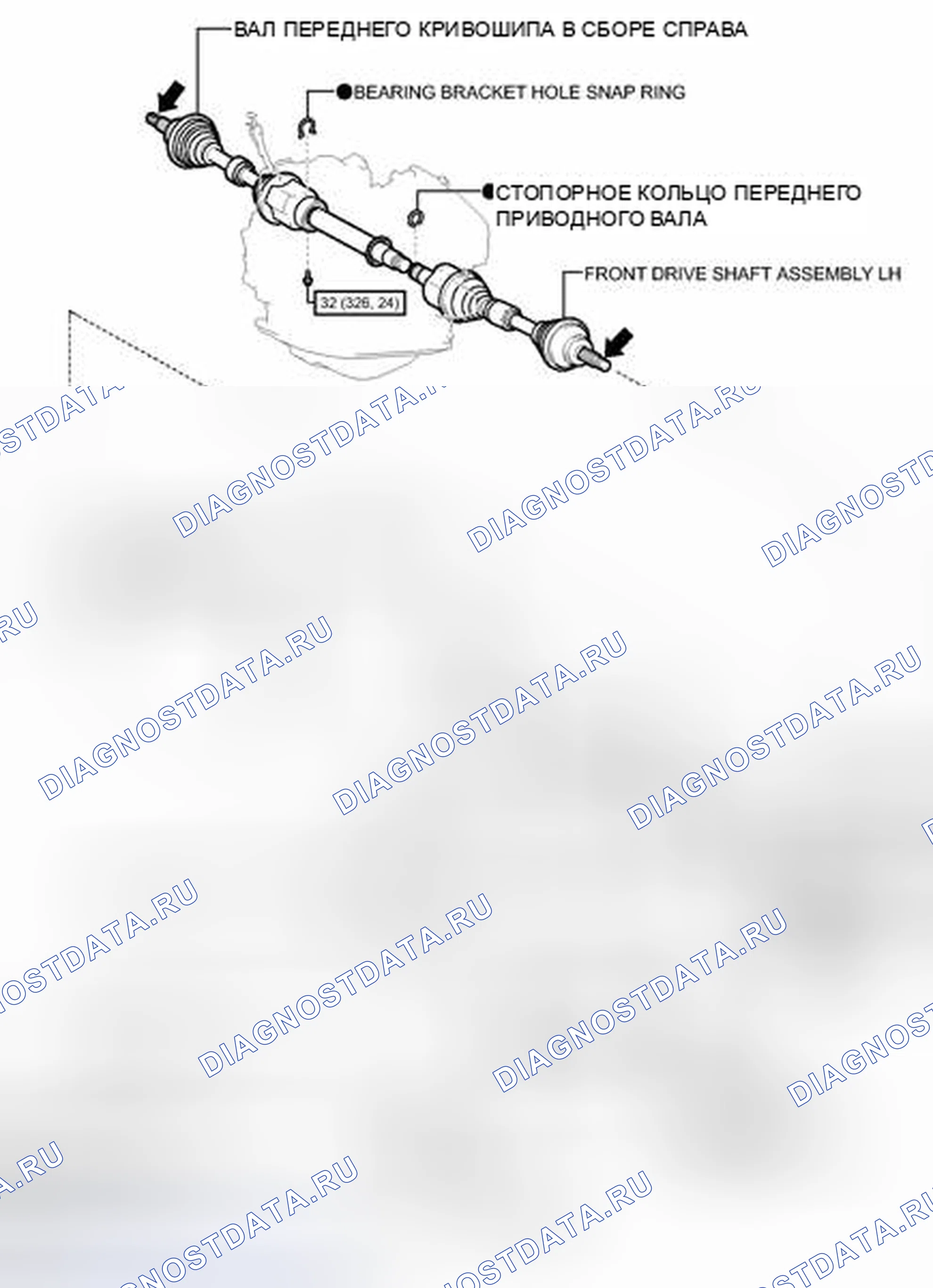 Рис. 117: ИЛЛЮСТРАЦИЯ. Toyota Highlander II рестайлинг