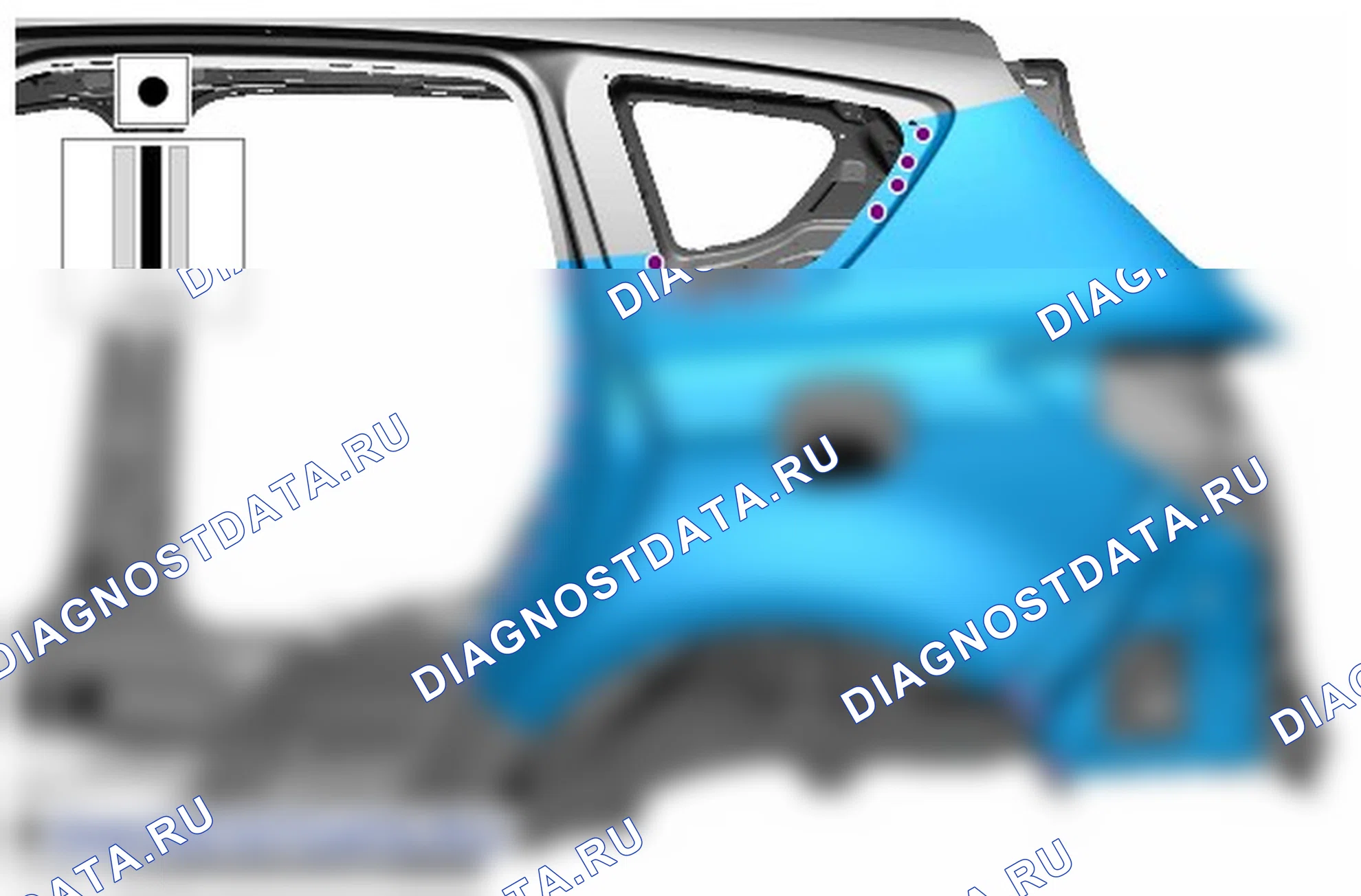 Как снять и установить панель задней боковой части кузова. Ford Galaxy III
