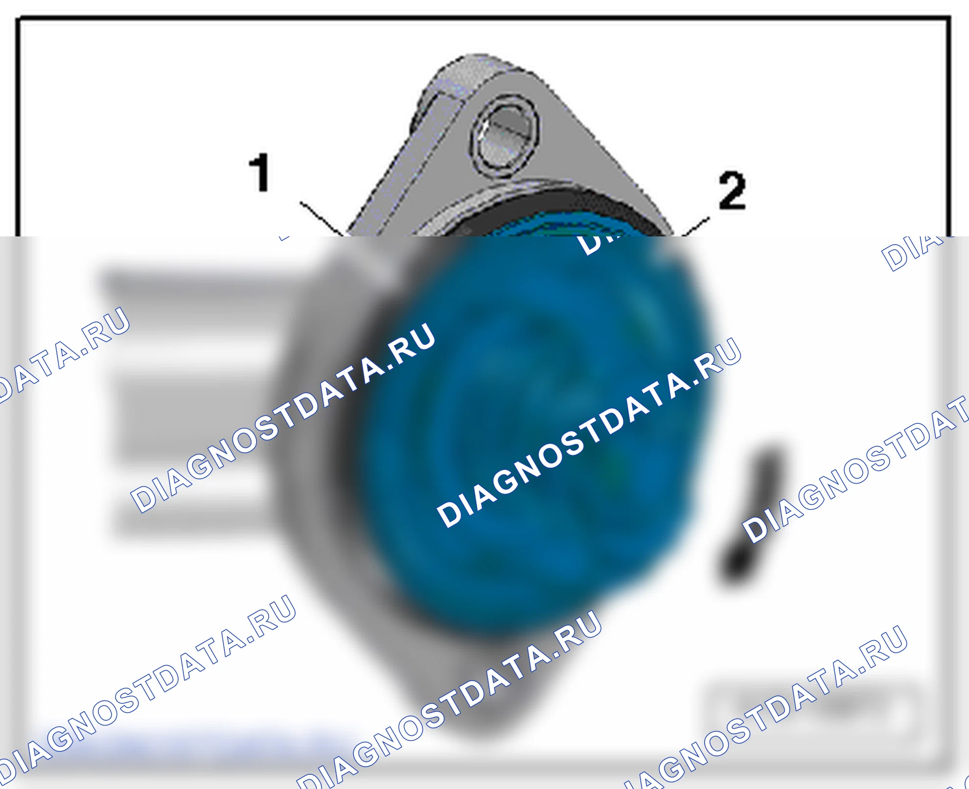 Насос ОЖ и термостат (1,6 л/55; 66; 77 кВт, TDI CR). Skoda Octavia Ii