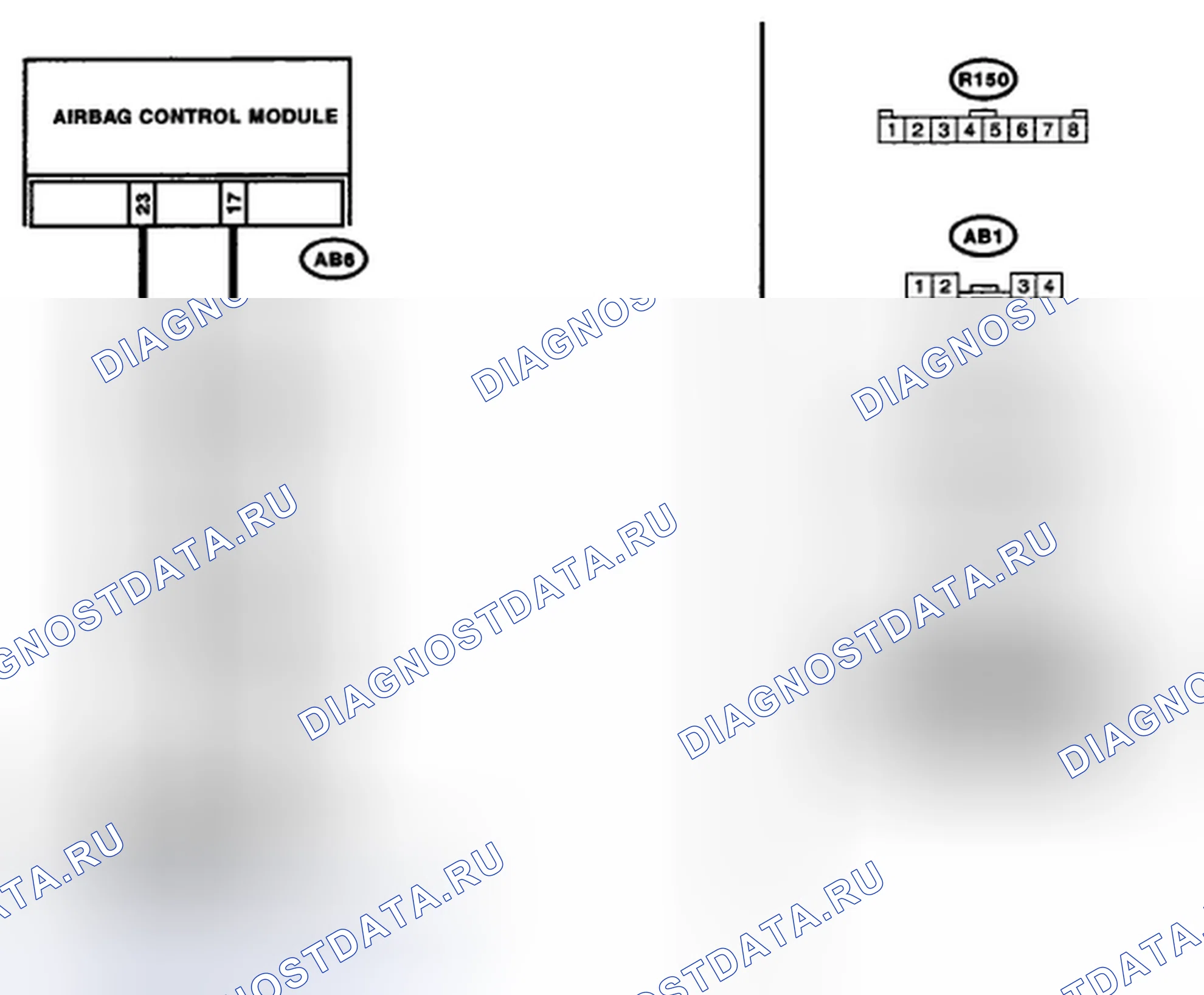 Рис. 132: электросхема. Subaru Outback BP рестайлинг