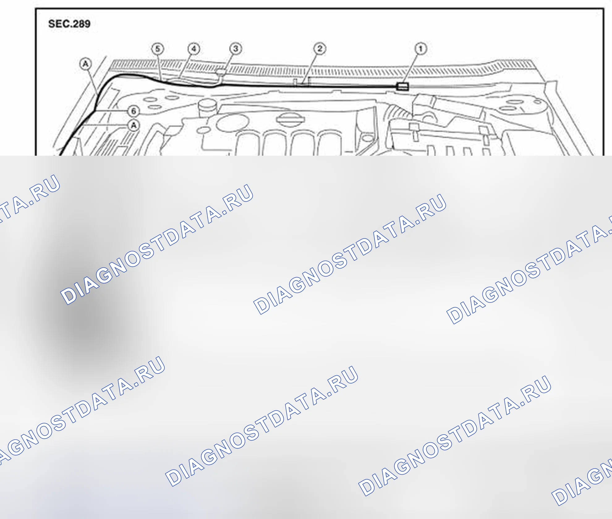 Рис. 91: ТРУБА ШАЙБЫ: компоновка. Nissan Altima L32 рестайлинг