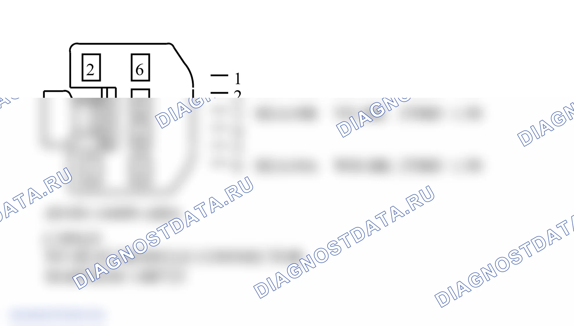 Распиновка разъёма Motor. Ford C-MAX I рестайлинг