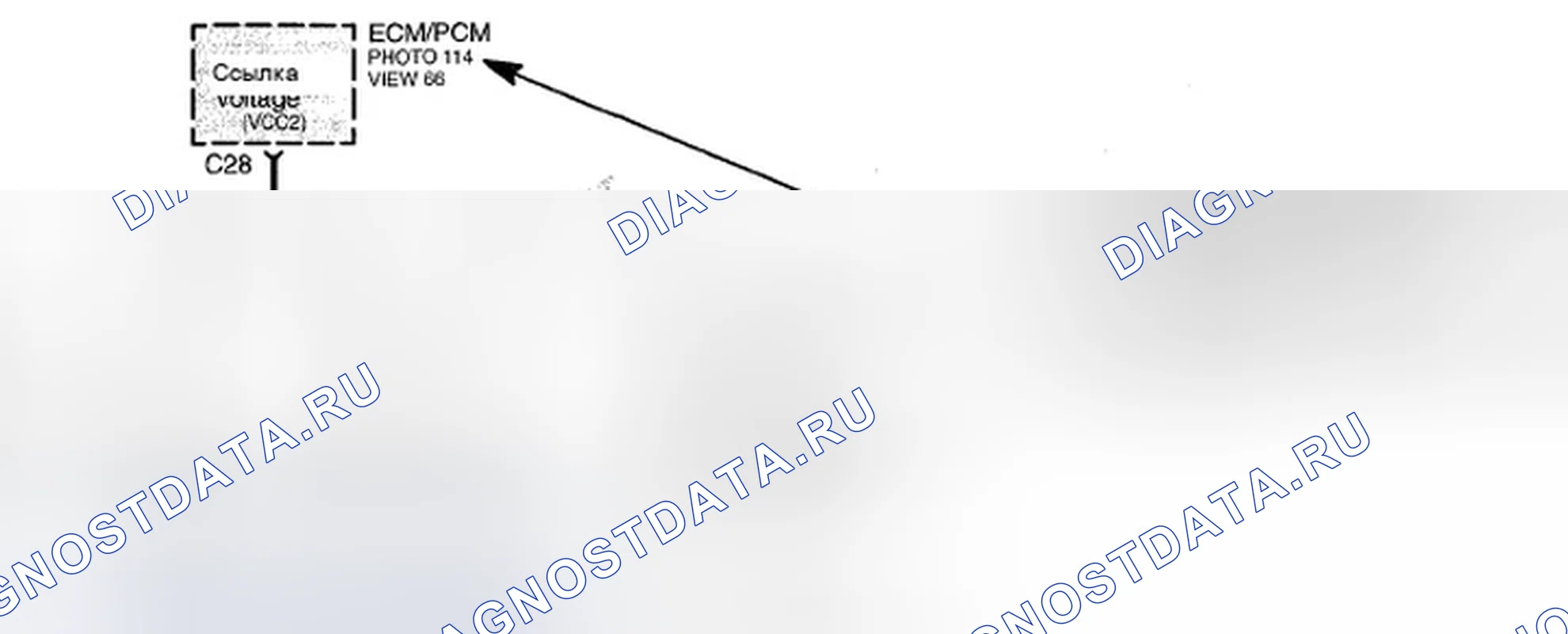 Рис. 427: Расположение разъемов. Honda Accord VII рестайлинг