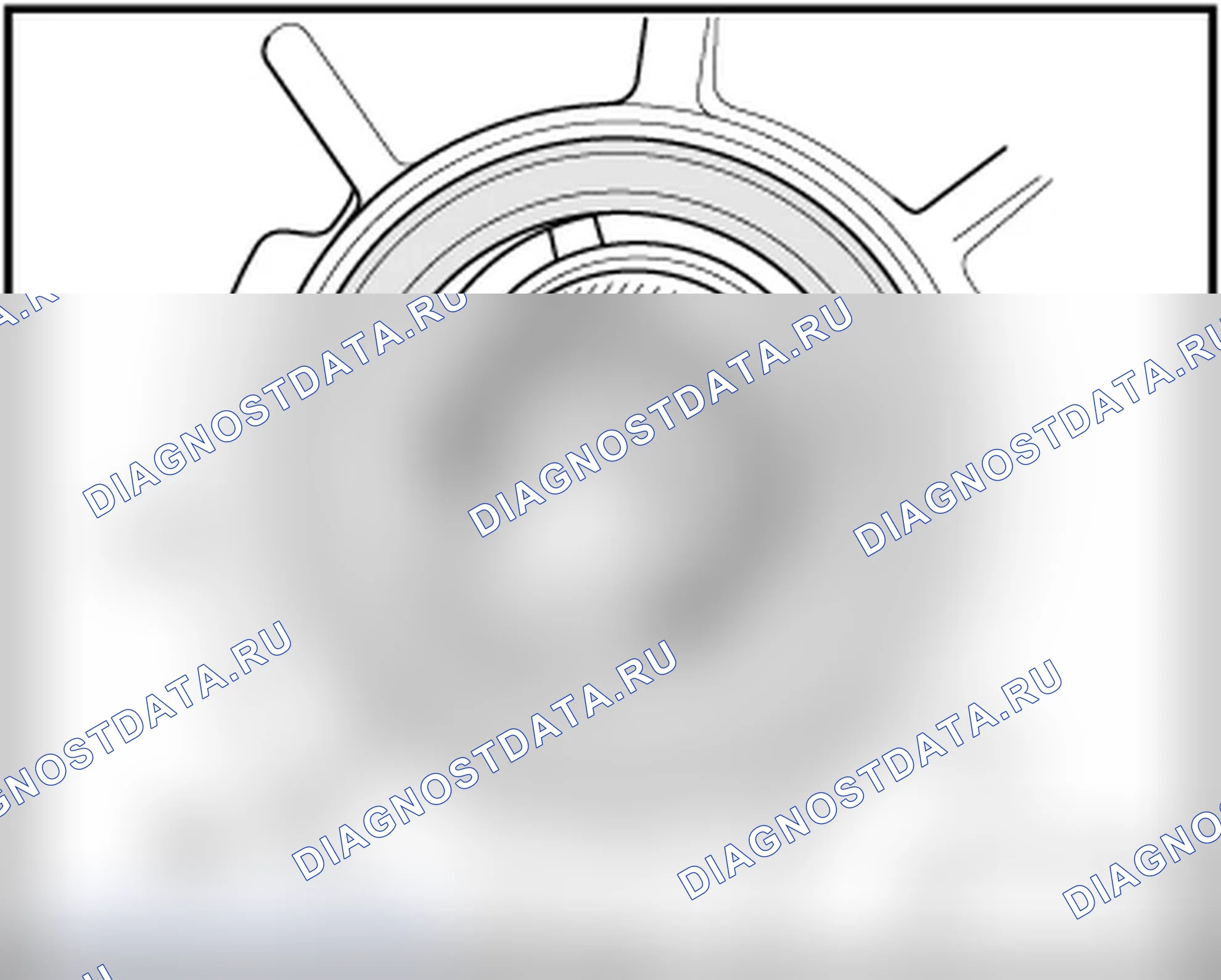 Рис. 203: Подшипник скольжения, снятие с вала турбины. Volkswagen New Beetle A4