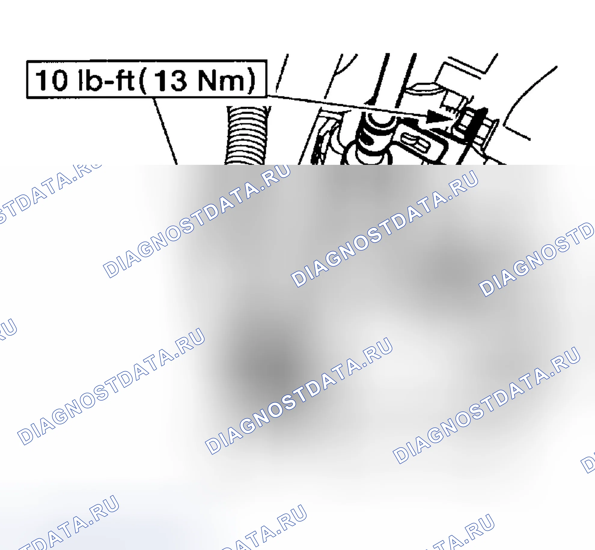 Рис. 11: Демонтаж и монтаж (2.3L). Ford Focus I рестайлинг