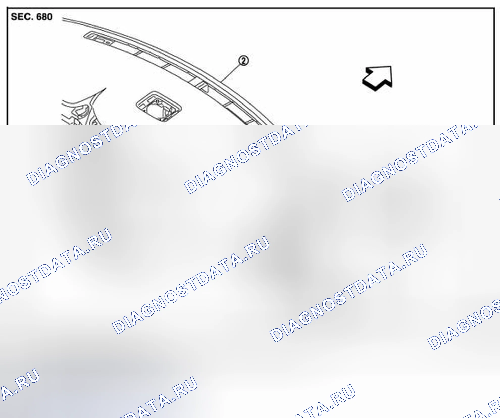 Рис. 11: Разнесенный вид. Infiniti FX37 II рестайлинг