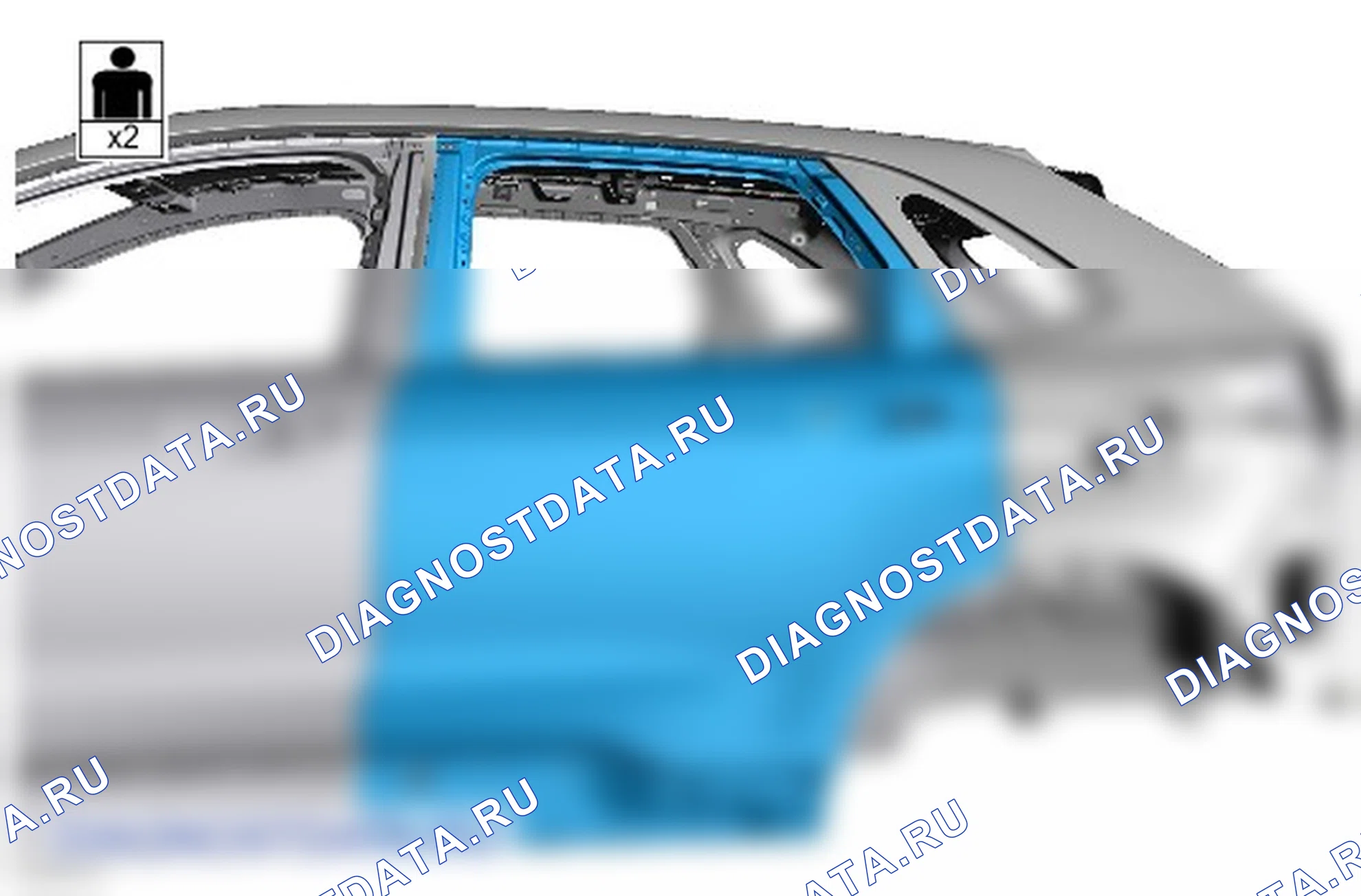 Как снять и установить панель обшивки задней двери. Ford Edge II