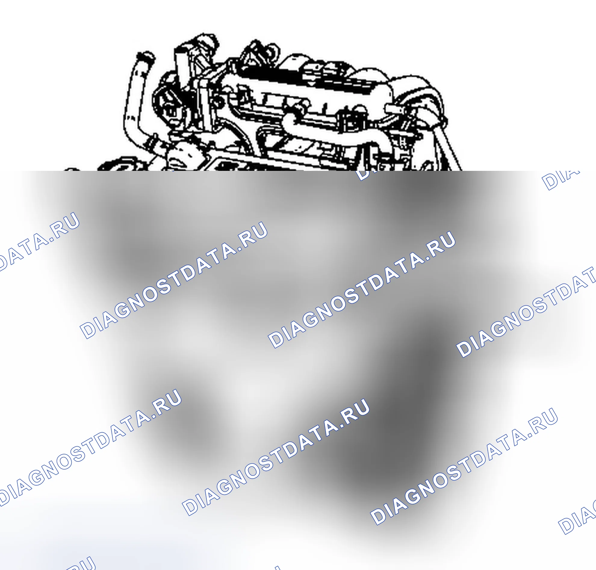 Рис. 5: Идентификация двигателя. Chevrolet Spark M300